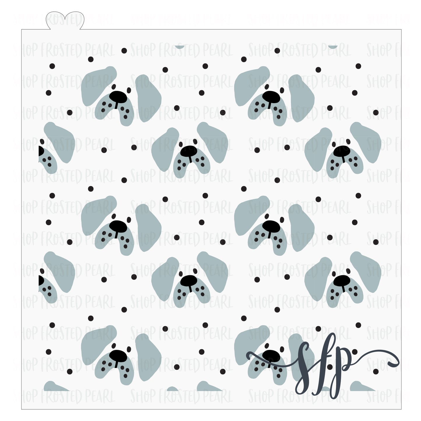 Dogs & Dots - Stencil