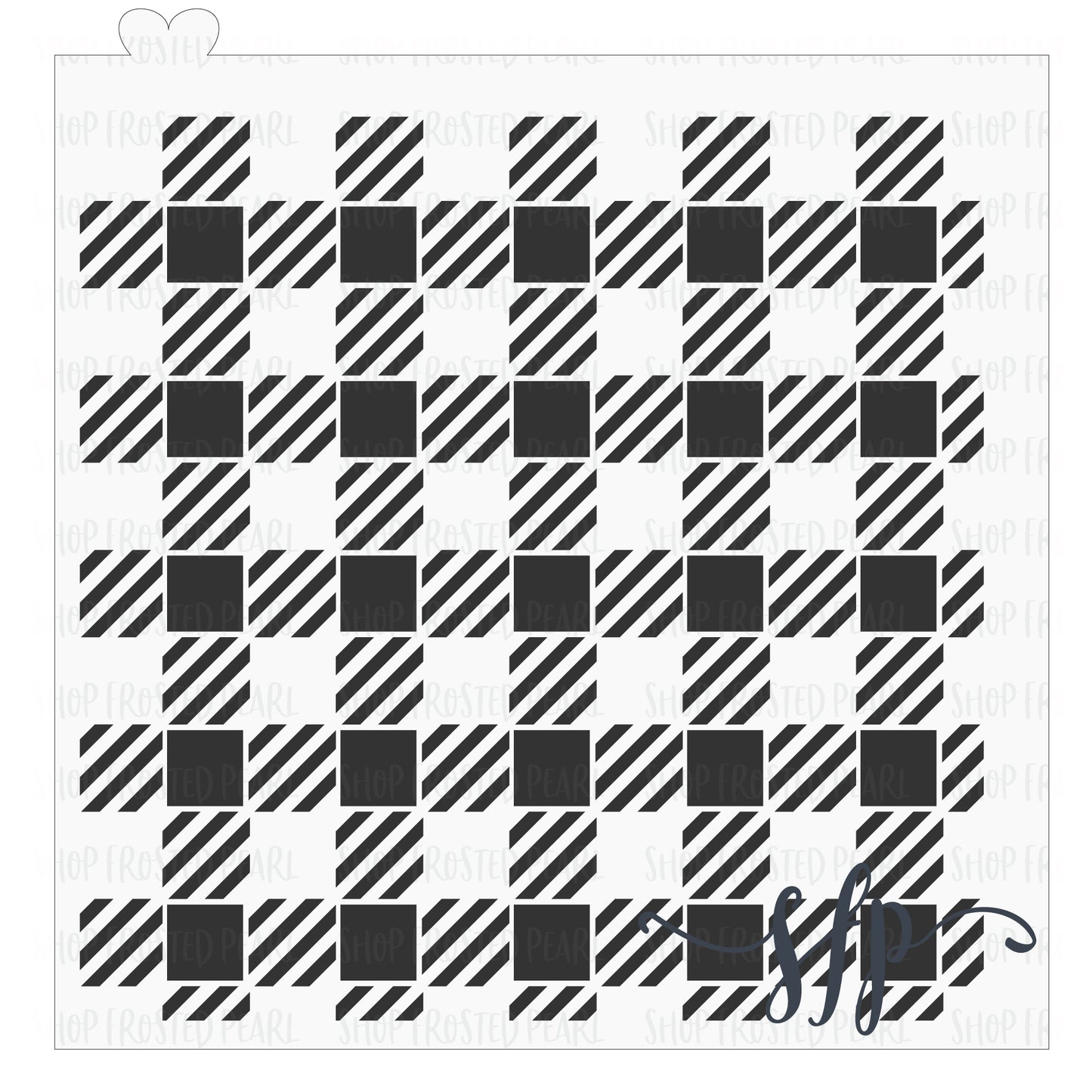 Buffalo Plaid - Stencil