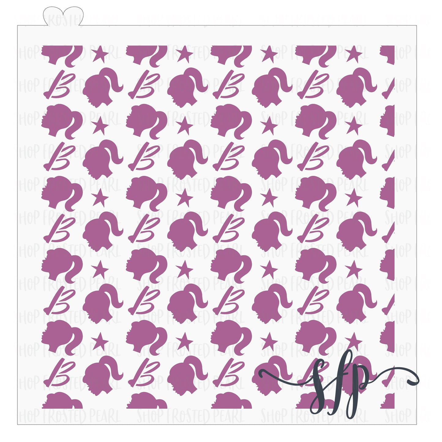 Doll & Stars - Stencil