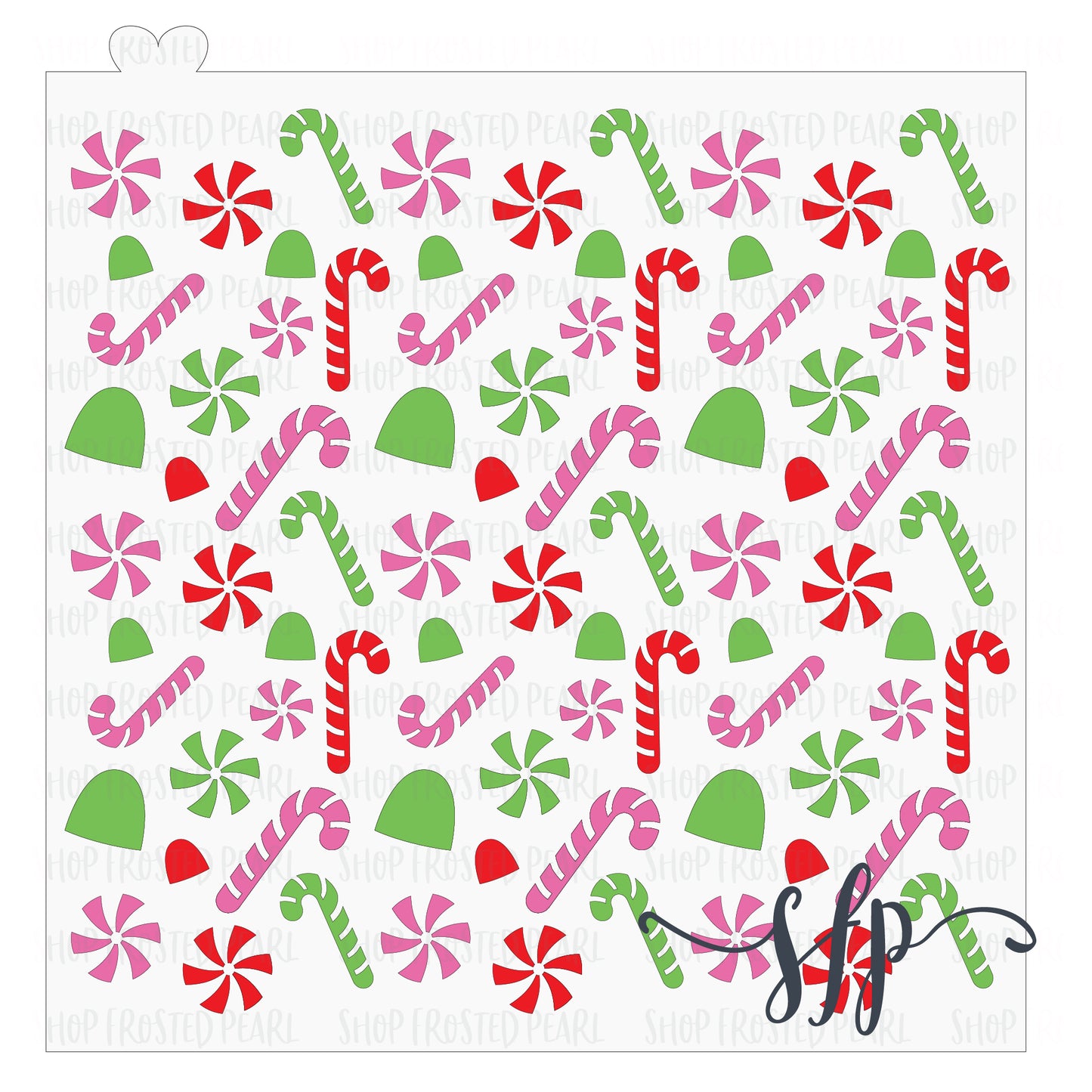 Christmas Candy Multi Layer - Stencil