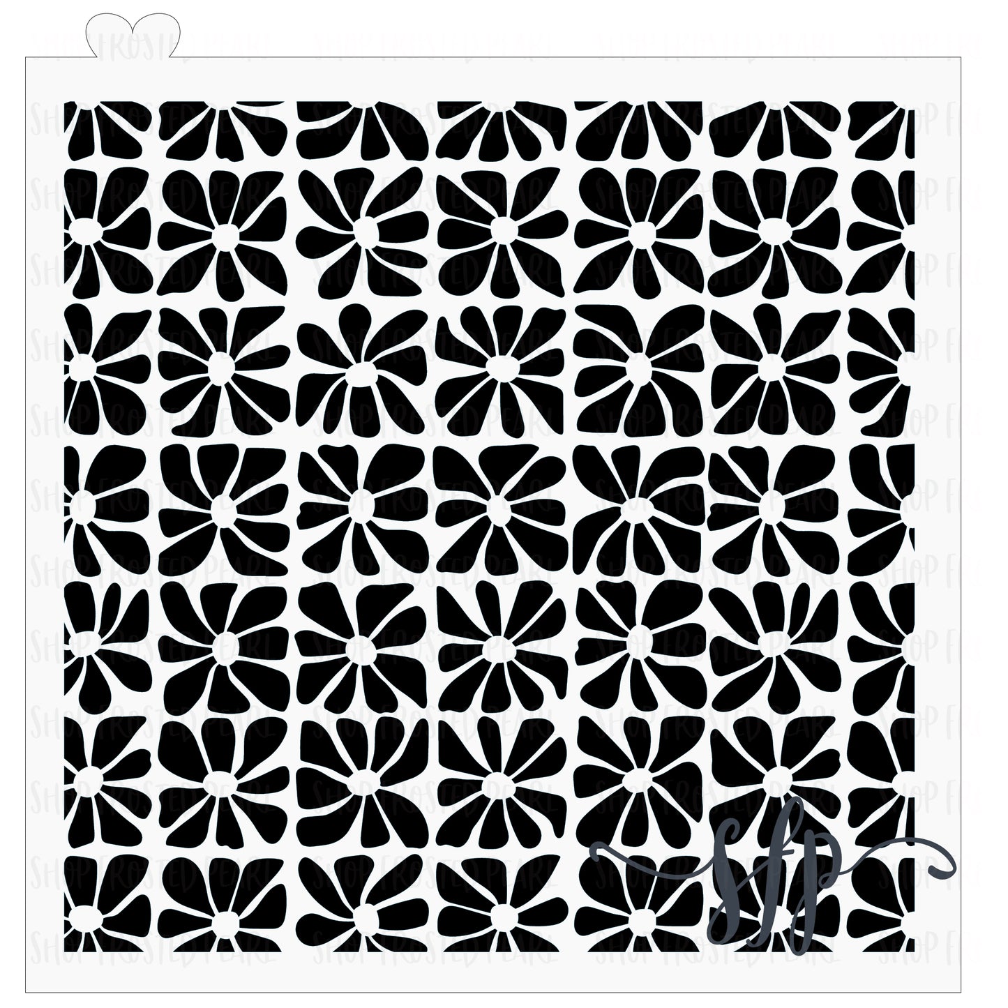 Freshly Bloomed - Stencil