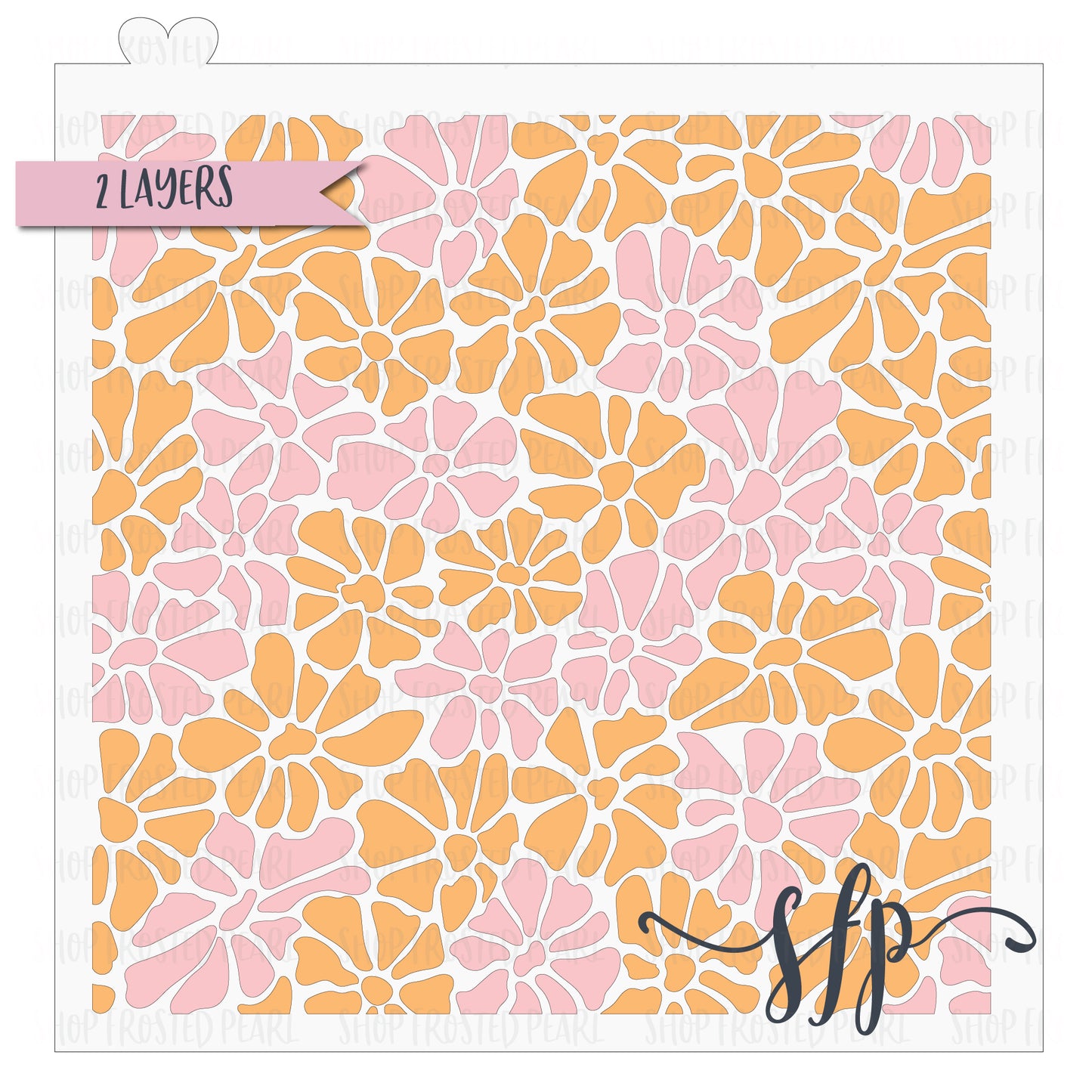 Charming Floral - Stencil