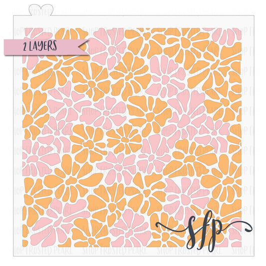 Charming Floral - Stencil