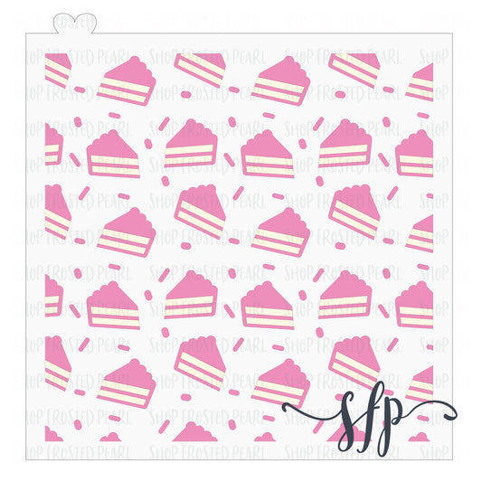 Cake Slices - Stencil