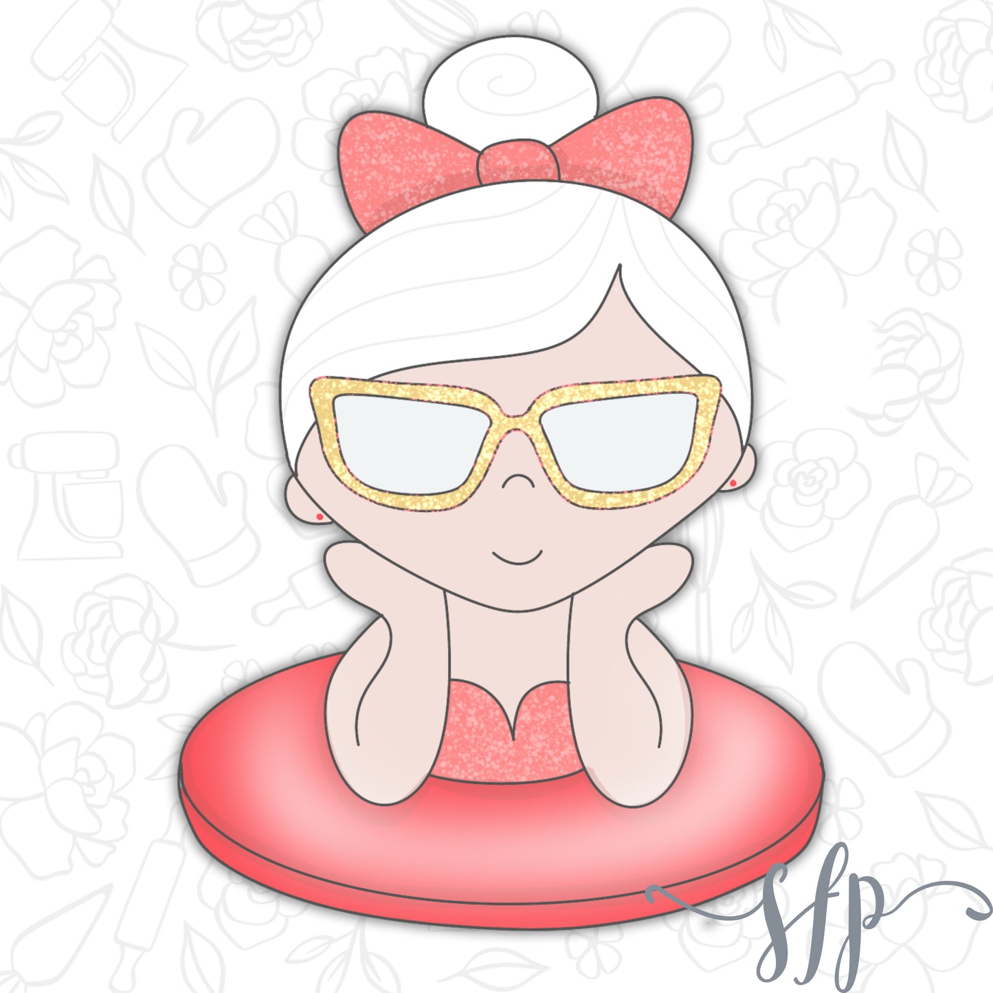 Mrs Claus Floatie - Cutter