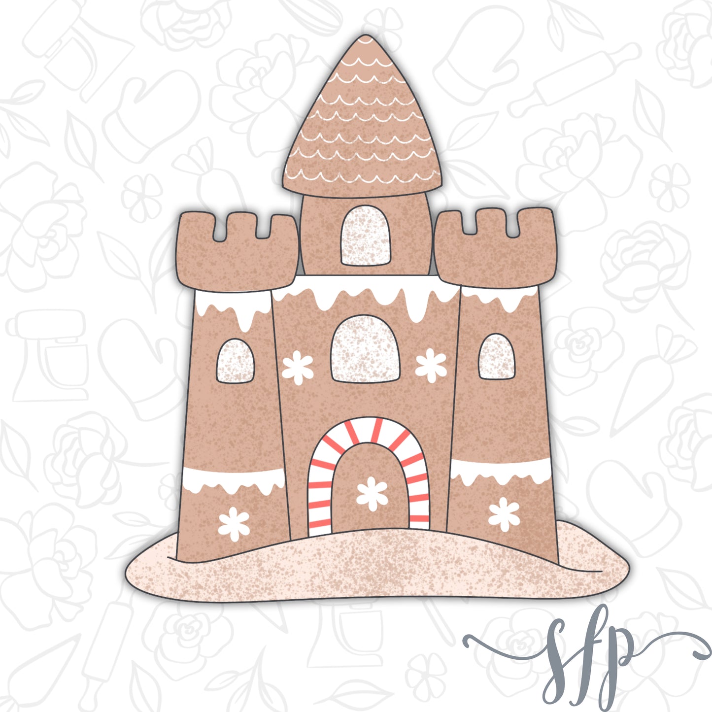 Gingerbread Sand Castle - Cutter
