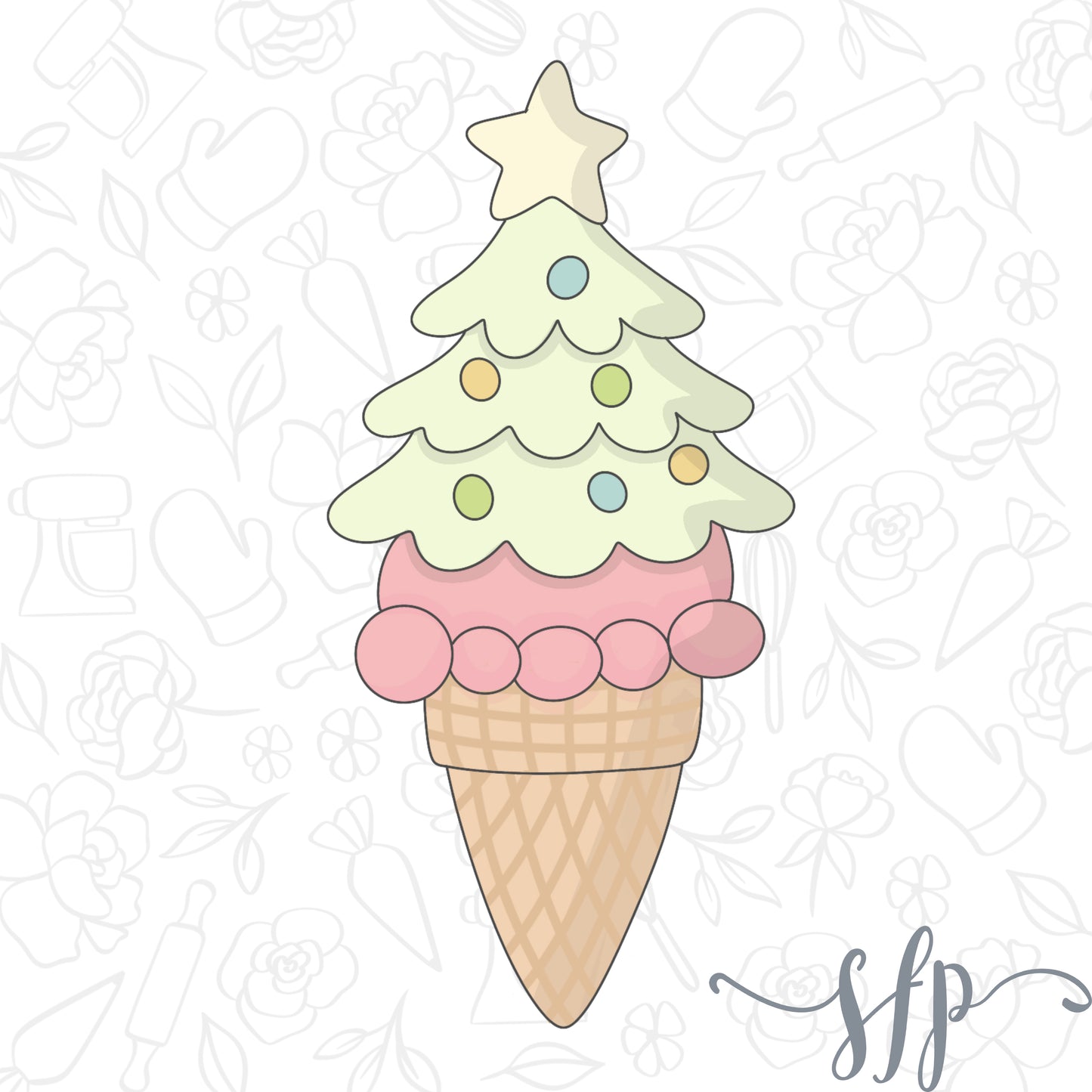 Christmas Ice Cream - Cutter