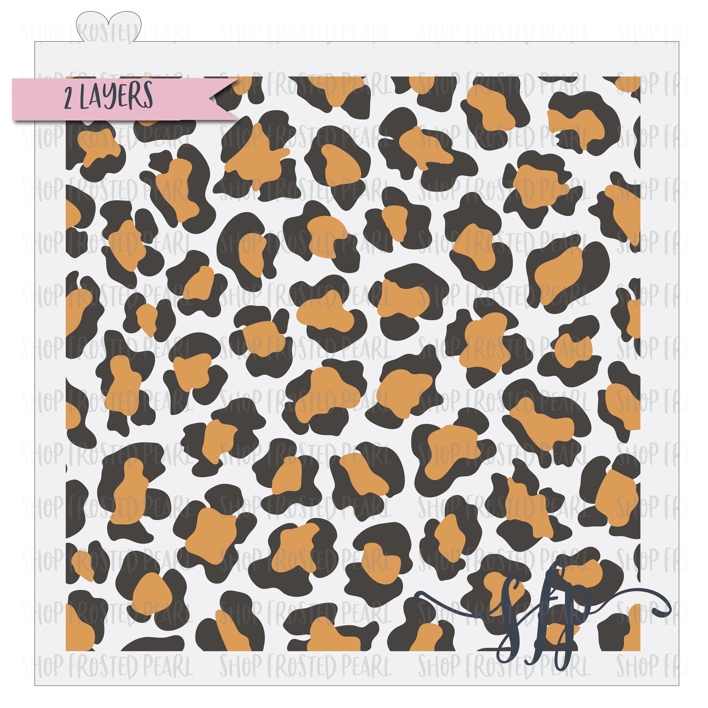 Leopard Print - Stencil