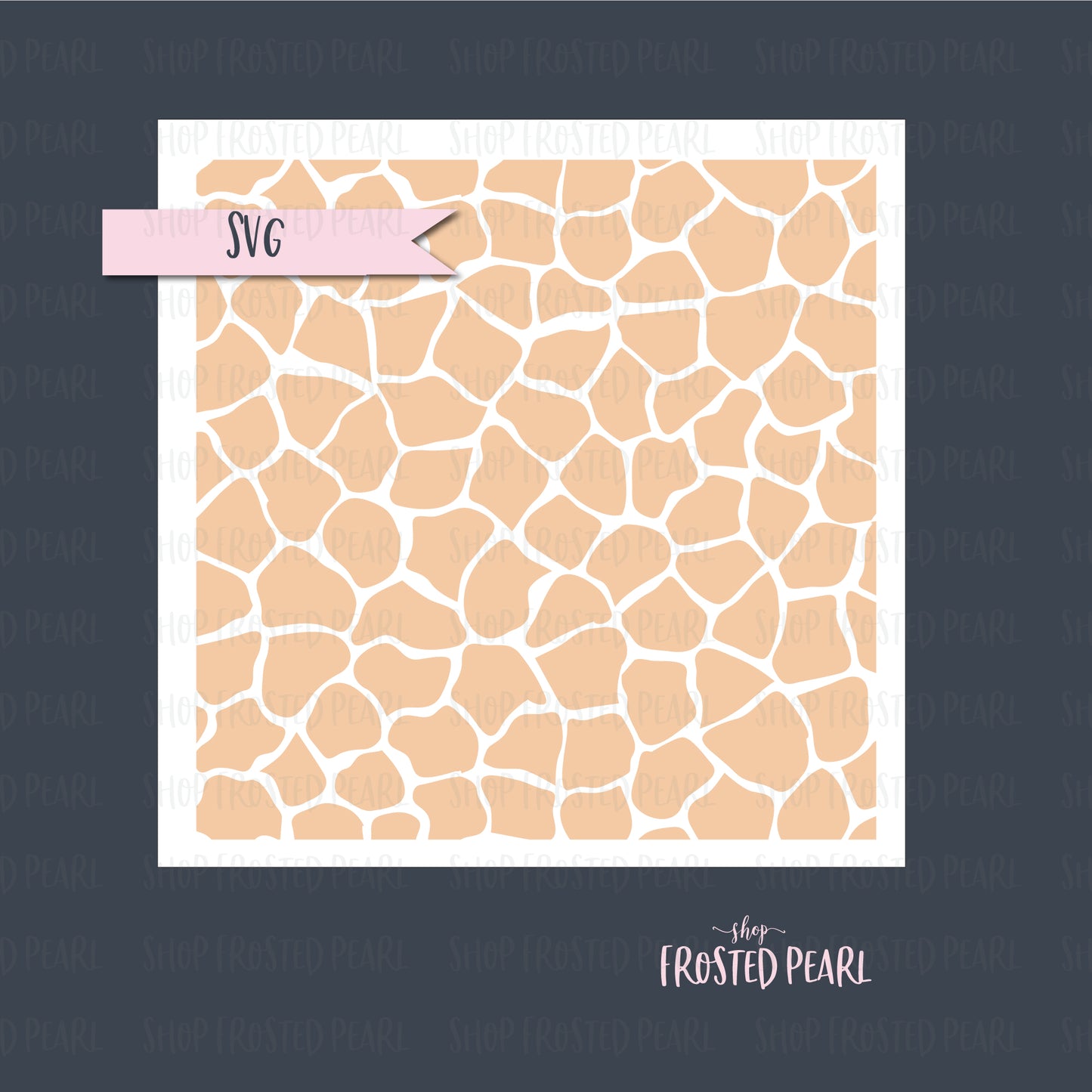 Giraffe Print - Stencil