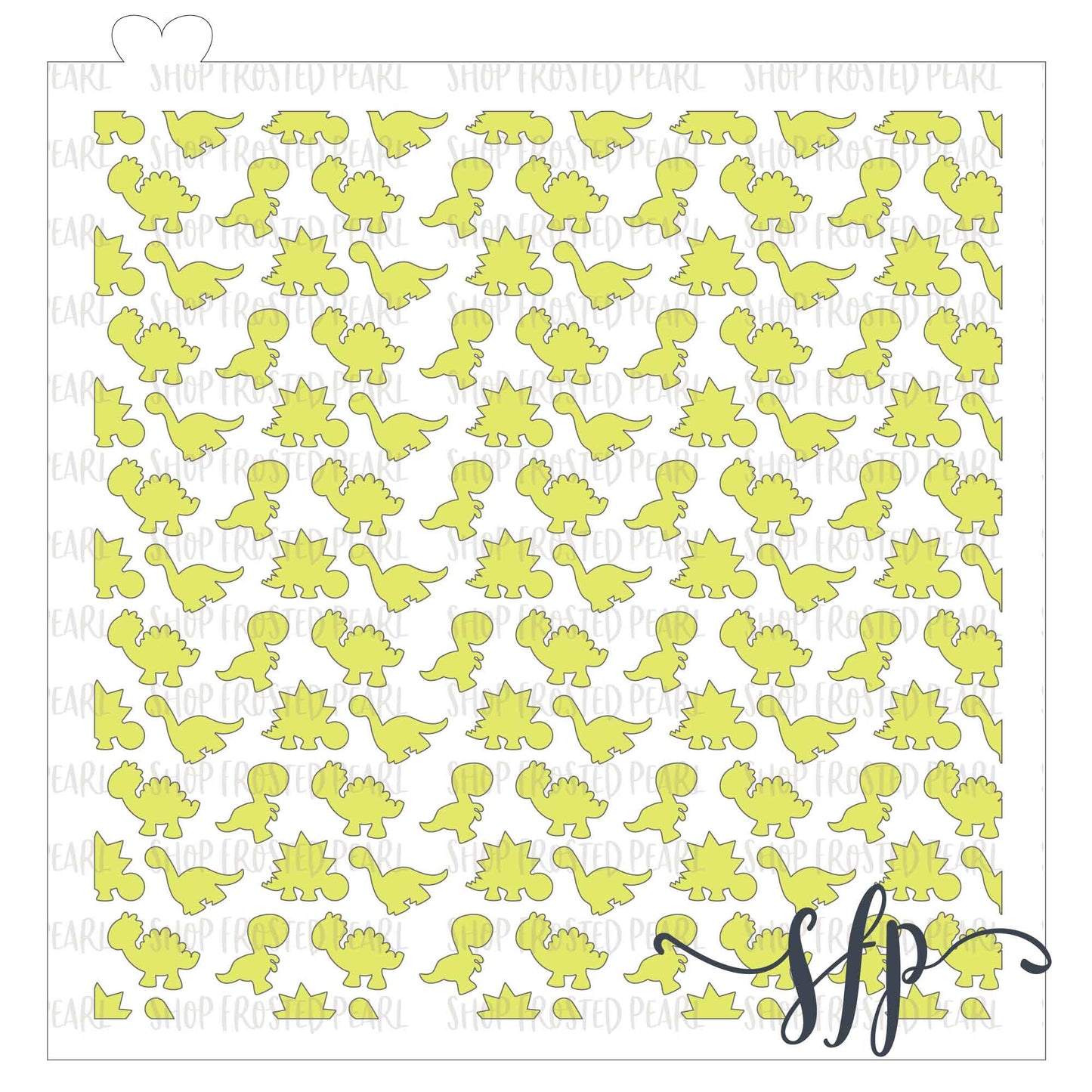 MINI Dinosaur Scatter 2 - Stencil