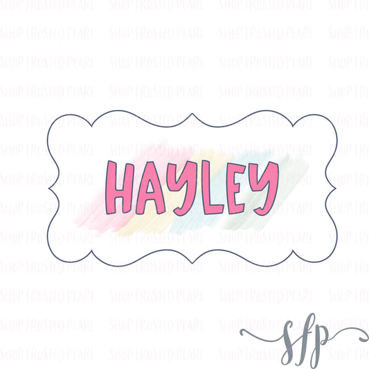 Hayley Plaque - Cutter