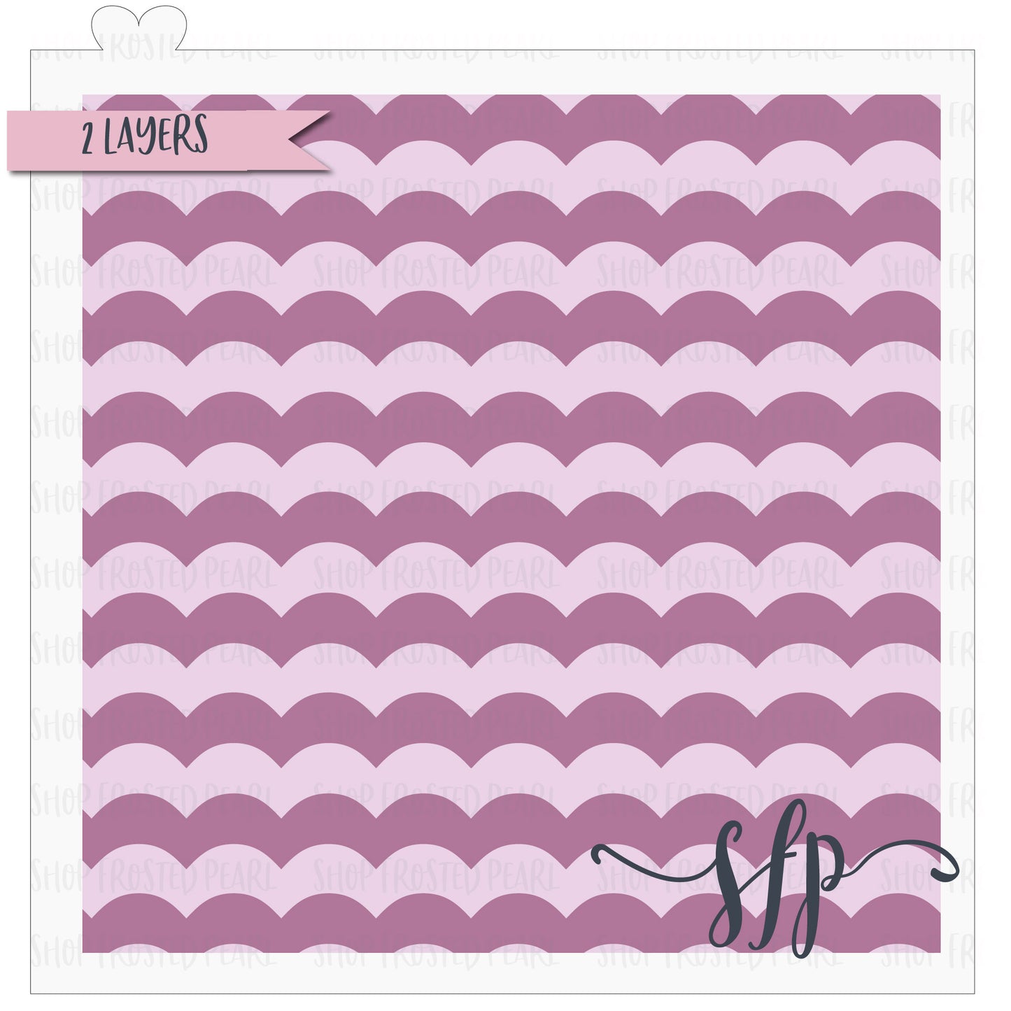 Wavy Stripes - Stencil