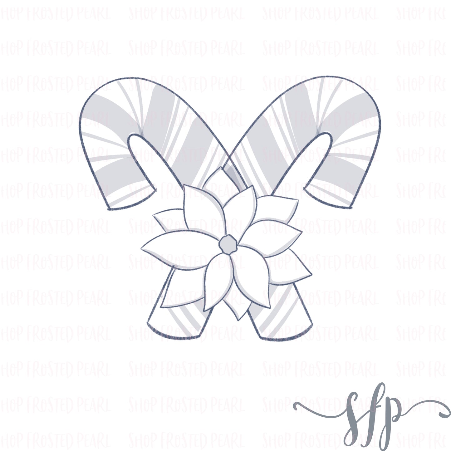 Double Candy Cane - Cutter