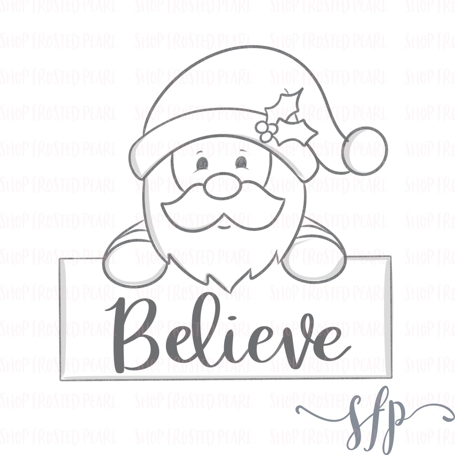 Santa Plaque - Cutter