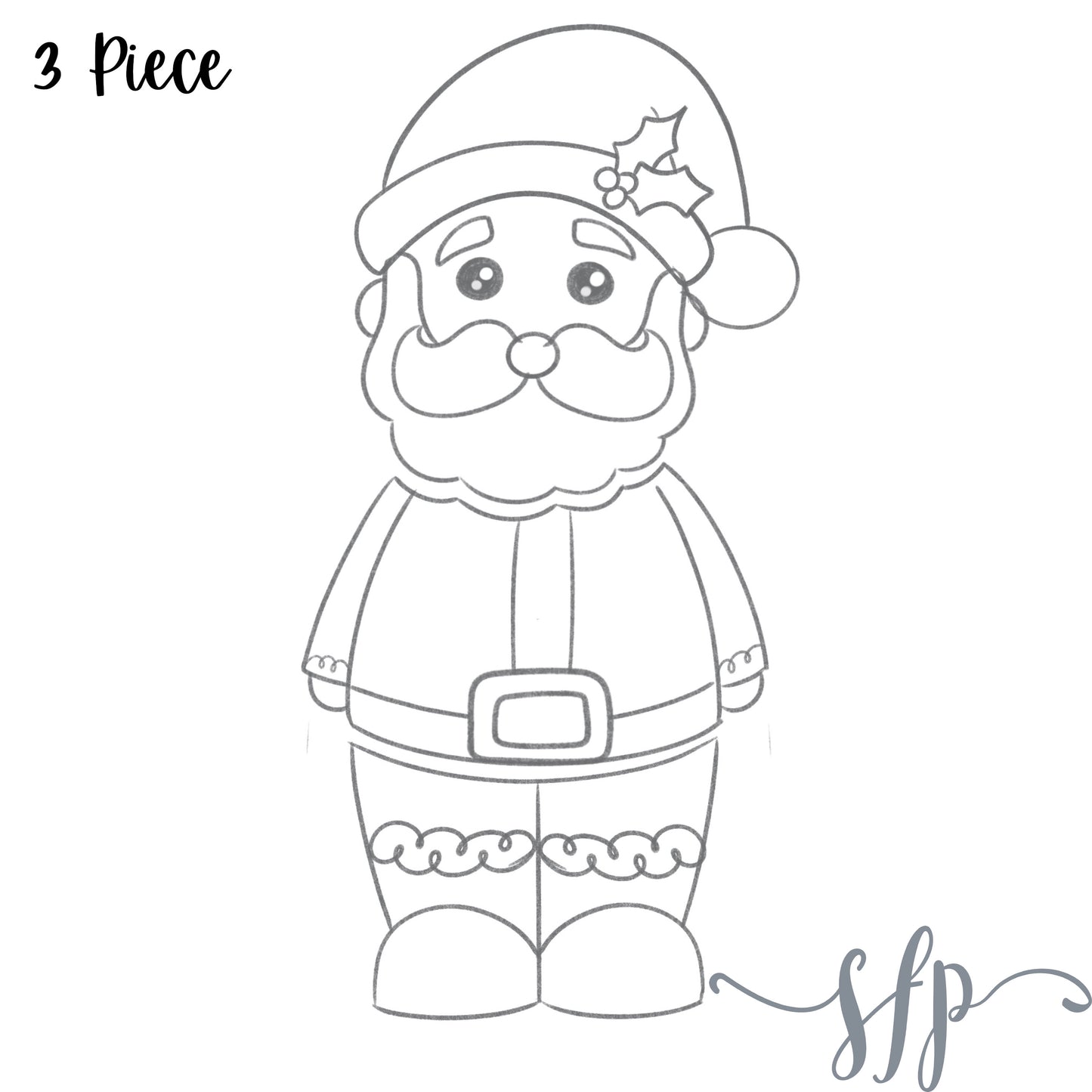 Santa (Set of 3) - Cutter