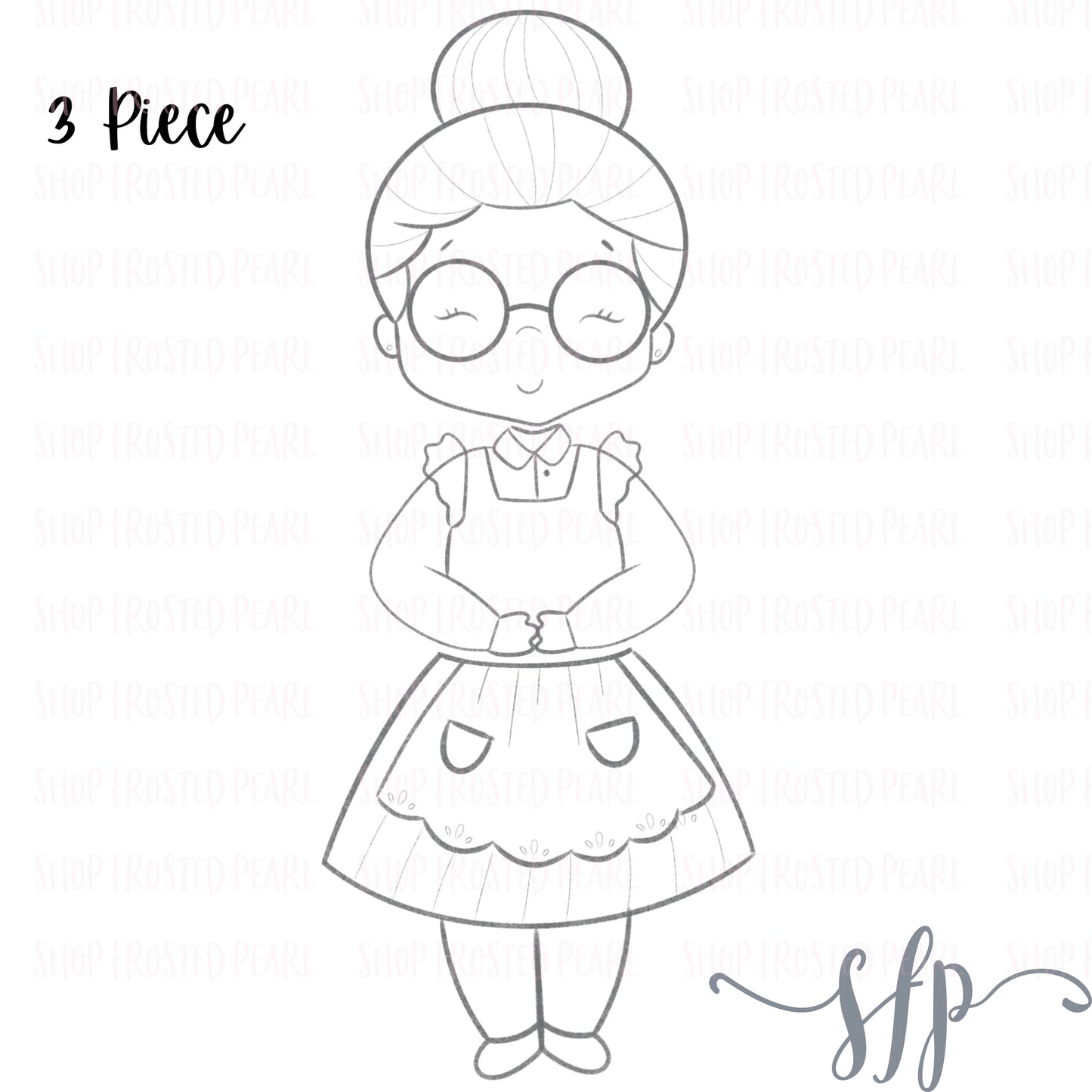 Mrs. Claus (Set of 3) - Cutter