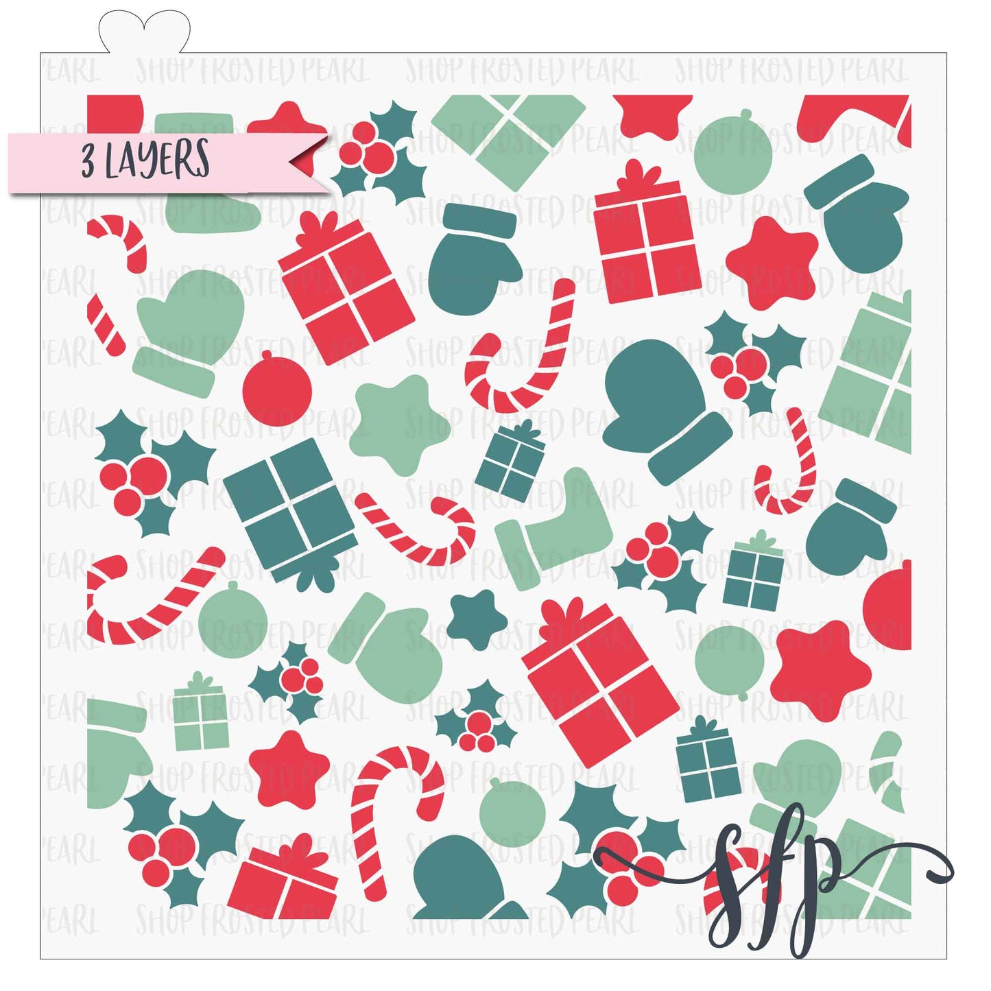 A Christmas Wonderland - Stencil