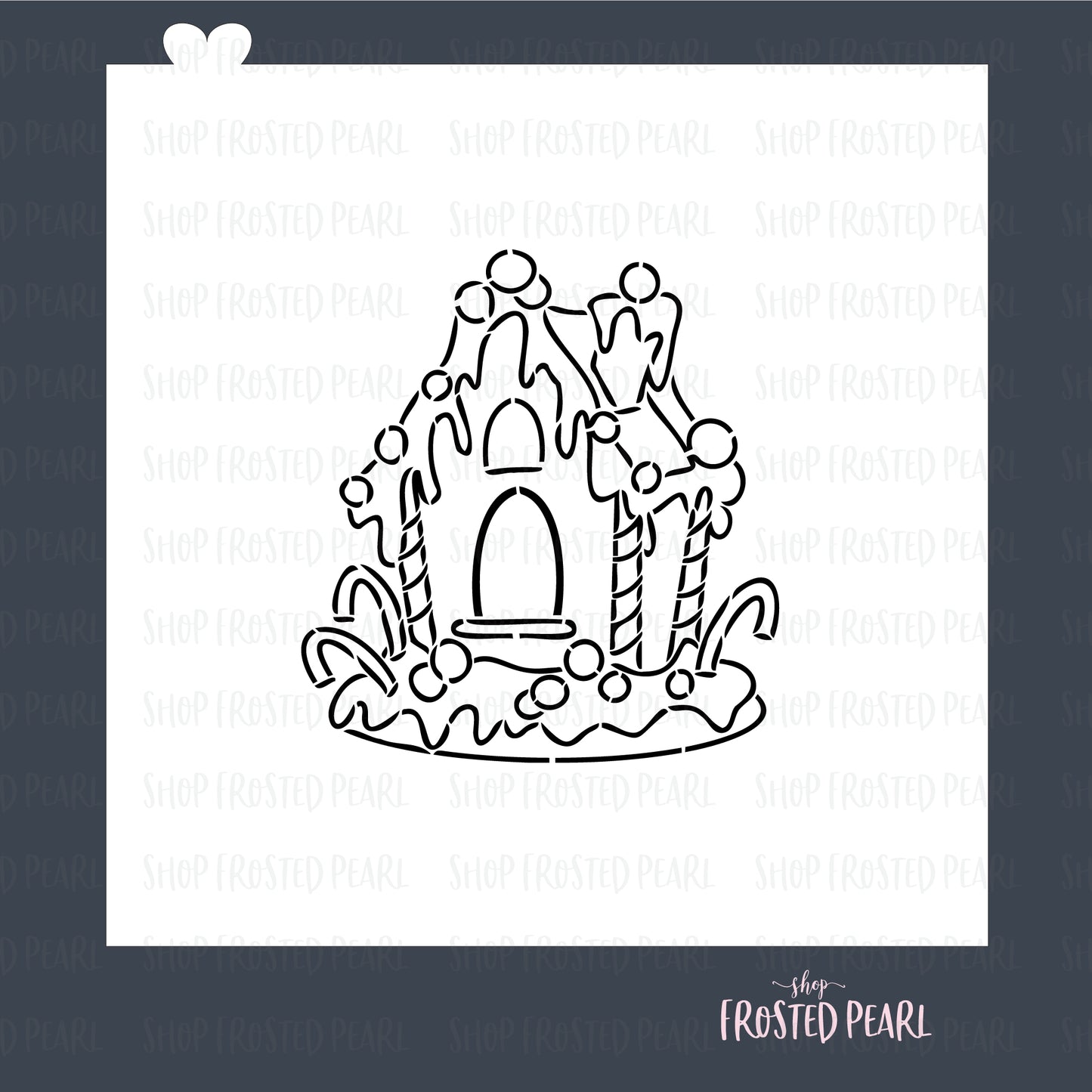 Gingerbread House PYO - Stencil