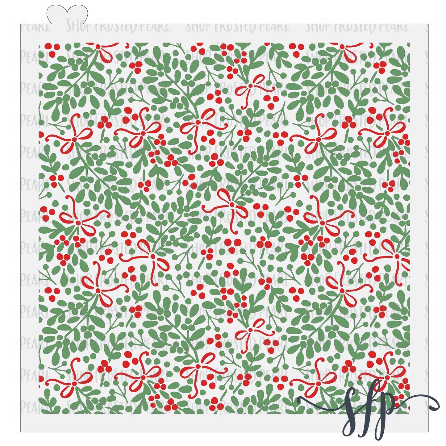 Holly Bouquets - Stencil