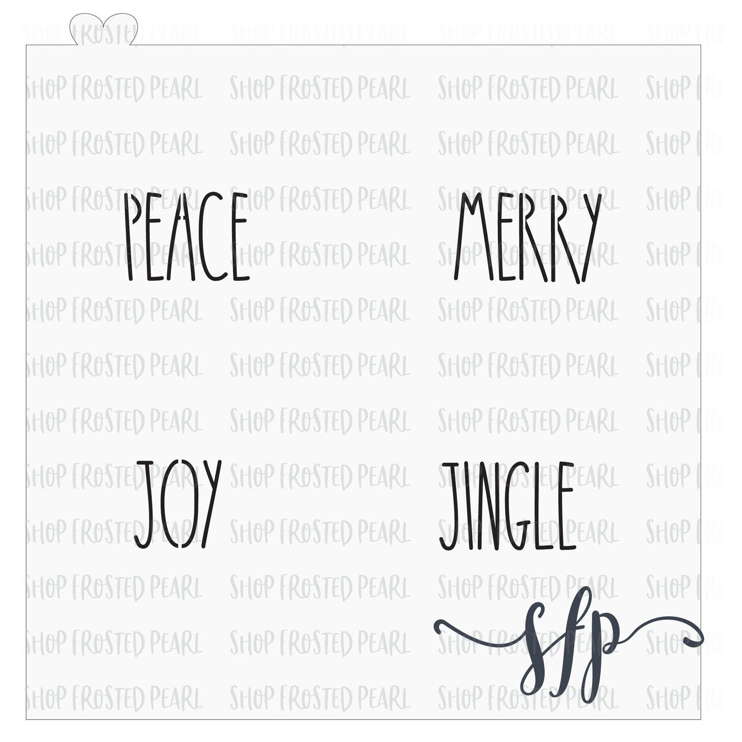 Christmas Mug Quote - Stencil