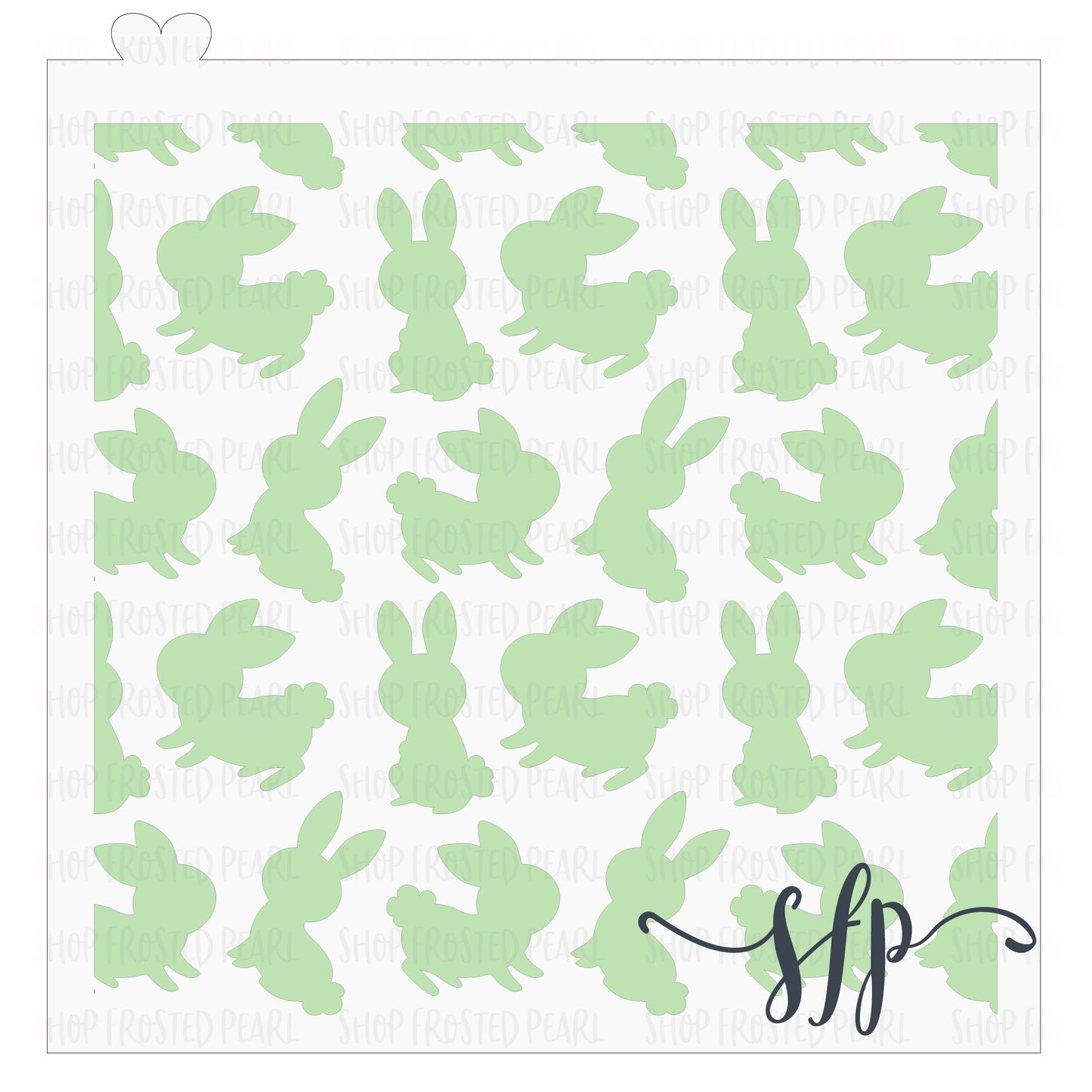 Bunny Silhouette 2 - Stencil