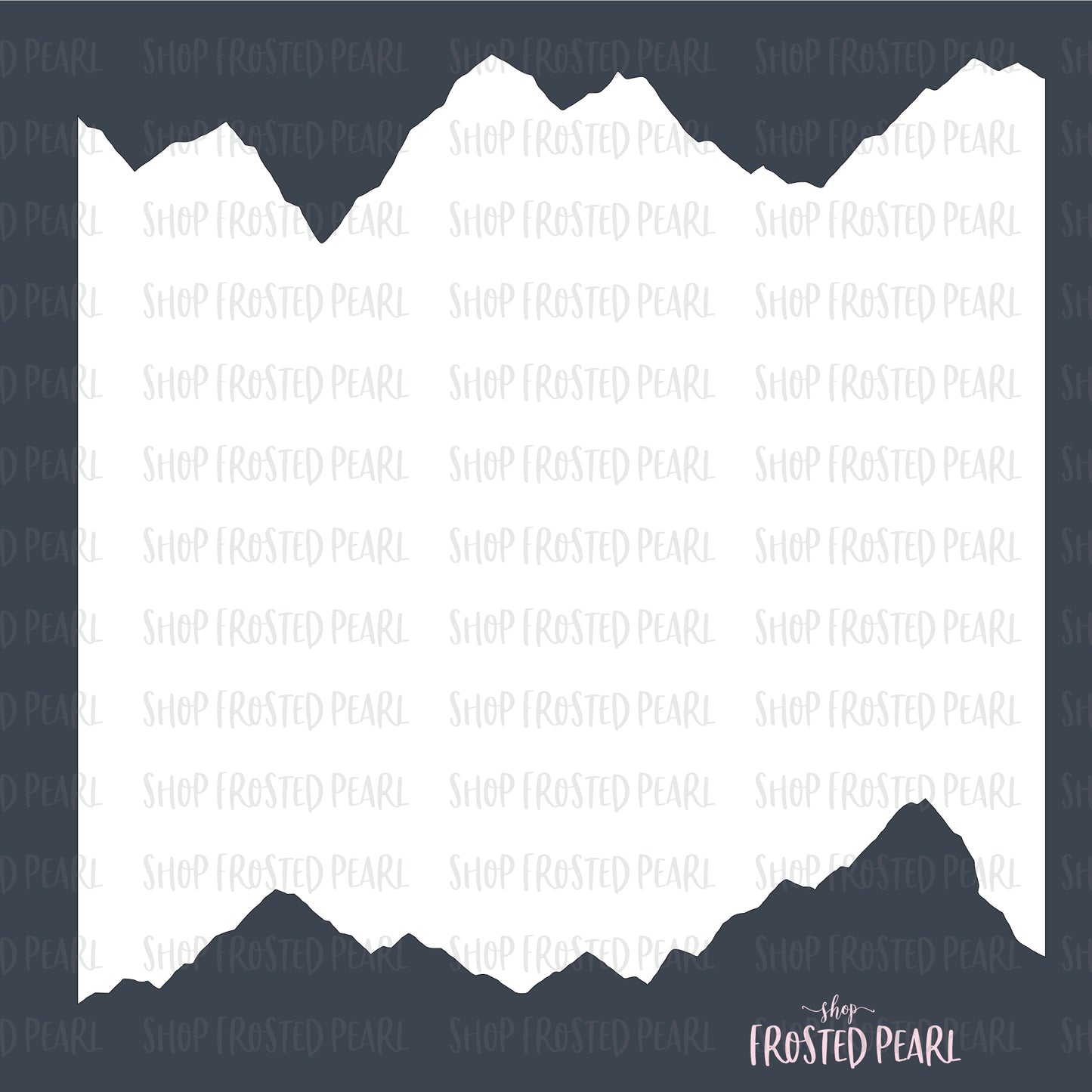 Mountain Peaks - Stencil