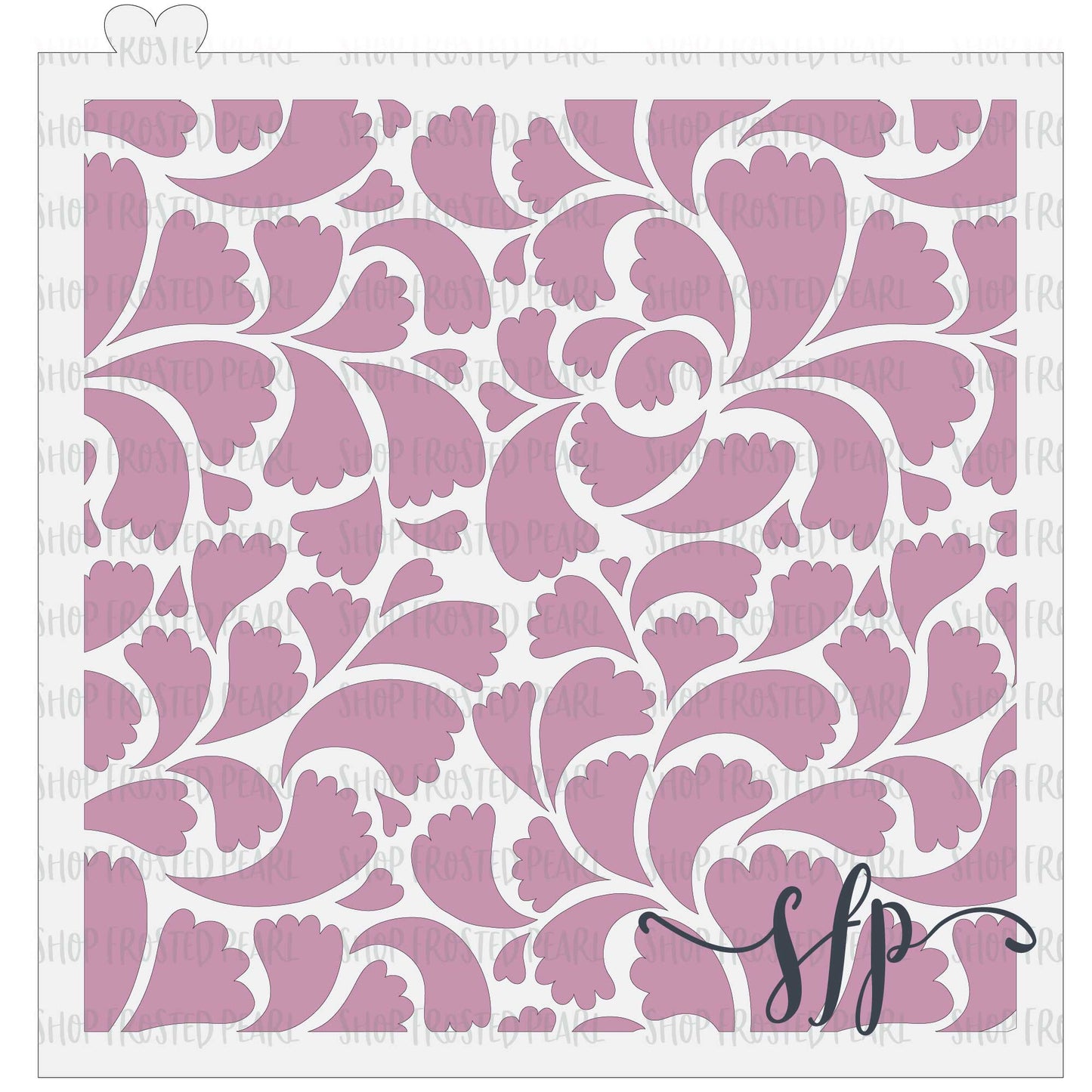 Flower Paisley - Stencil