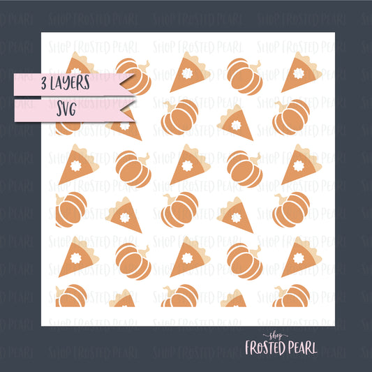 Pumpkin Pie Slice - Stencil