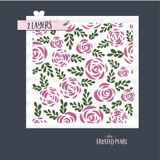 Rosettes - Stencil