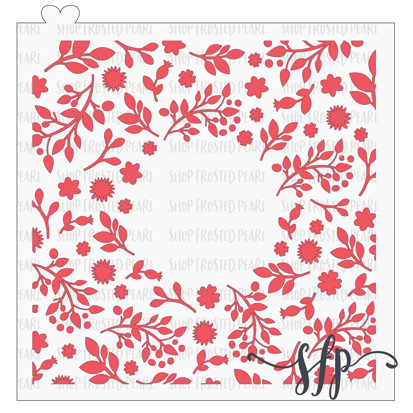 Springy Border - Stencil