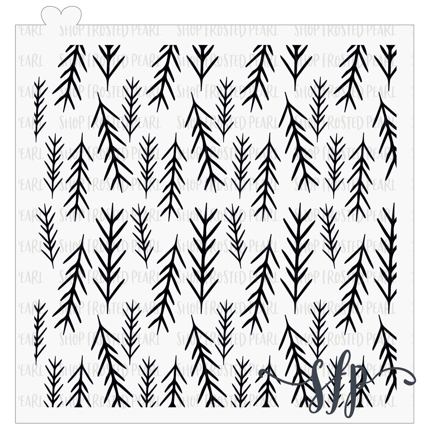 Branches or Arrows - Stencil