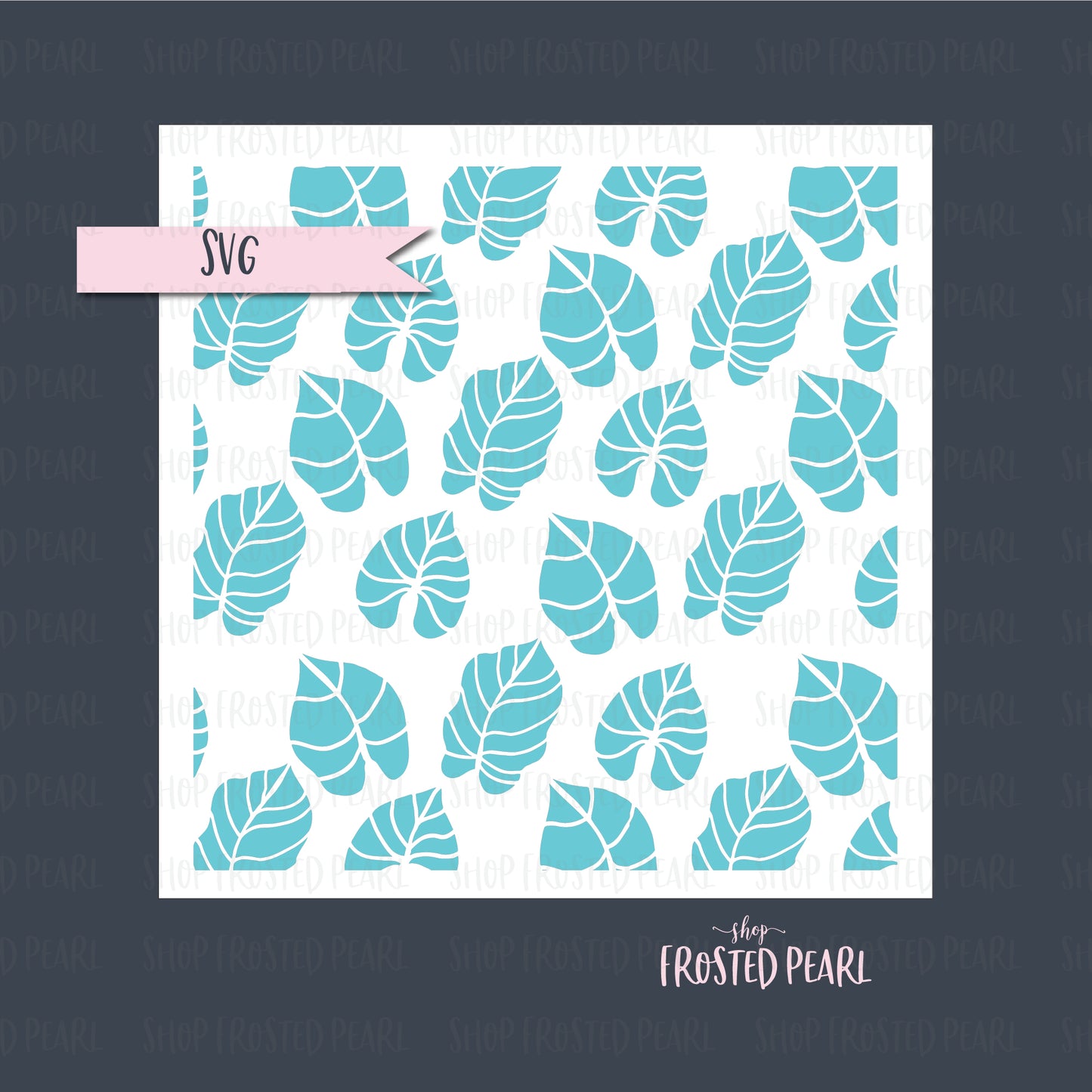 Tropical Leaf 2 - Stencil