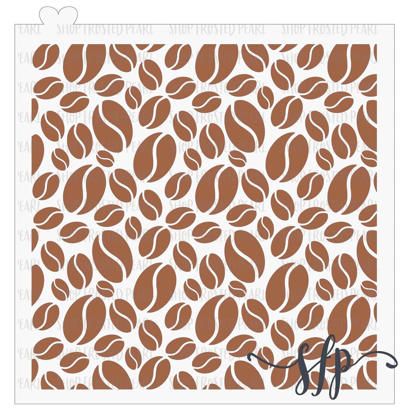 Coffee Beans - Stencil