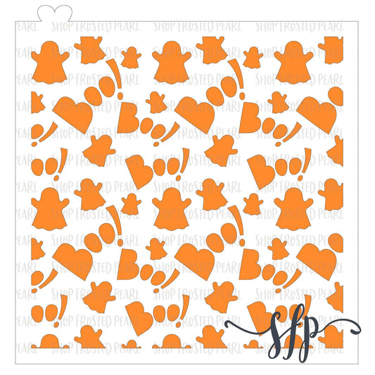 Ghosts & BOO! - Stencil