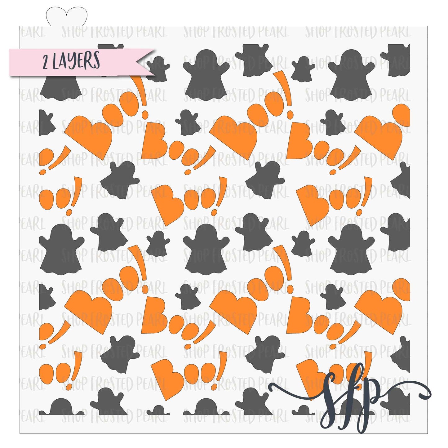 Ghosts & BOO! - Stencil