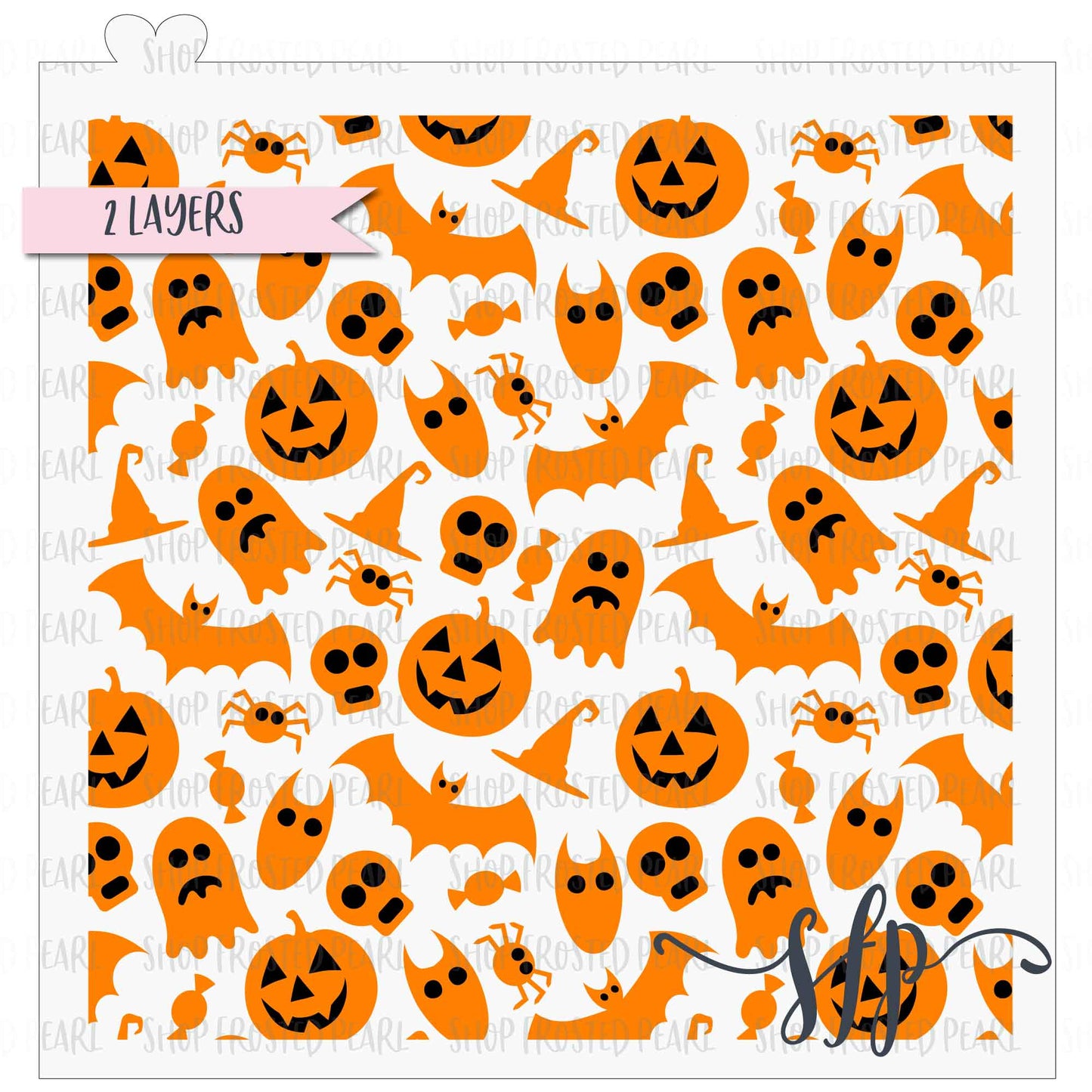 Haunted Faces - Stencil