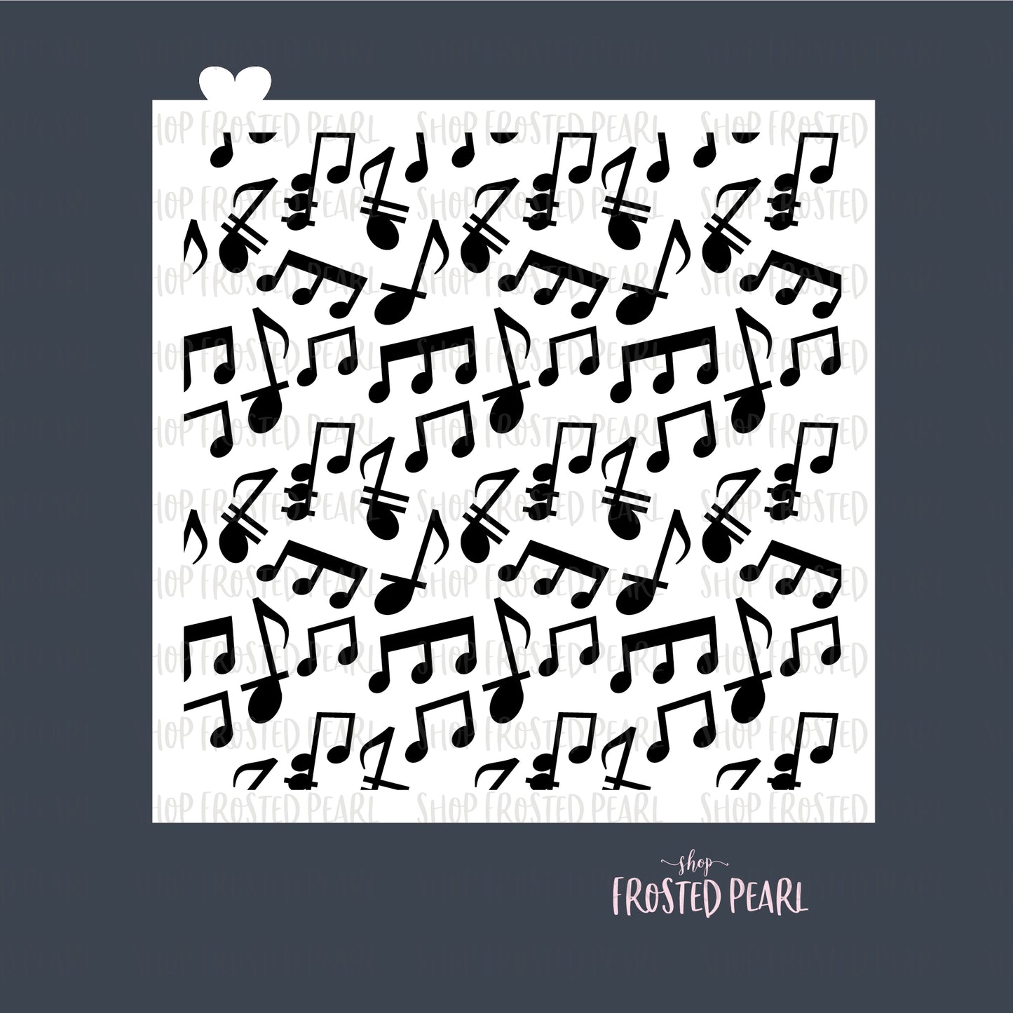 Musical Notes - Stencil