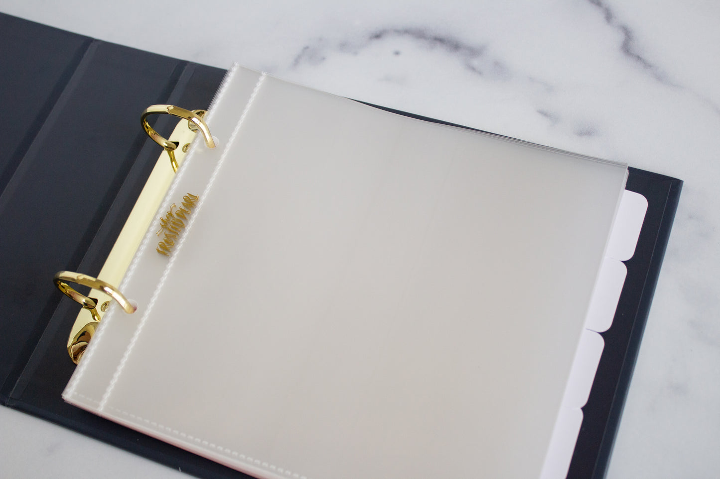 Stencil Organizer - Floral