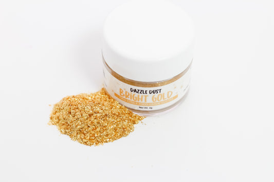 Bright Gold Dazzle Dust - Edible Glitter