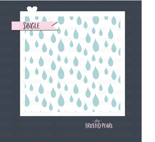 Raindrops - Stencil