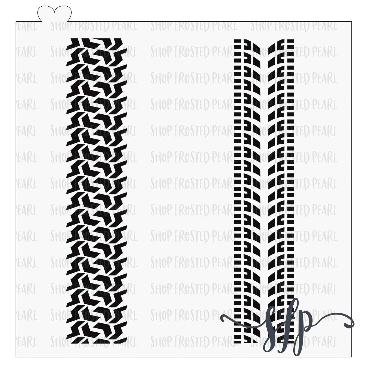 Tire Tracks - Stencil