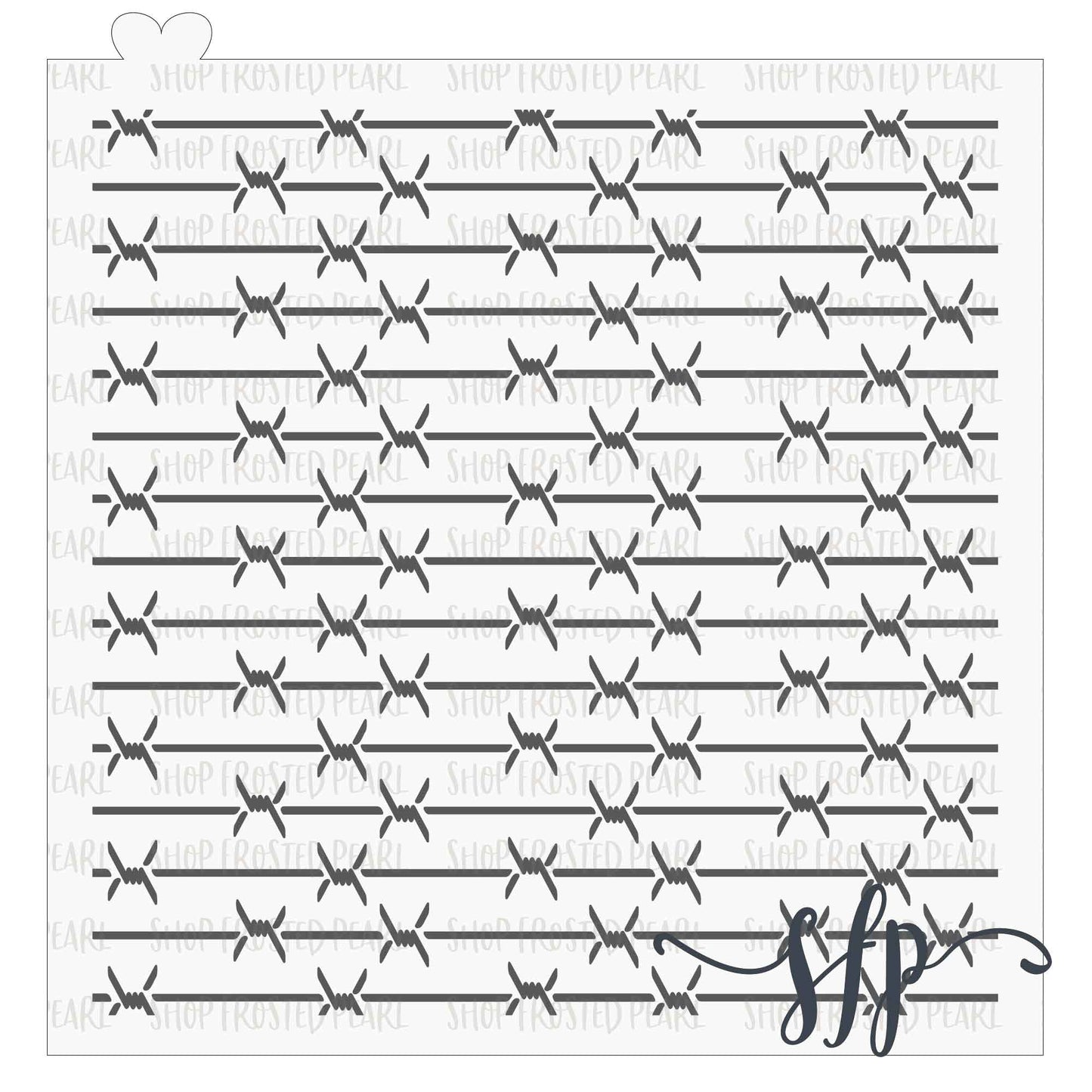 Barbed Wire - Stencil