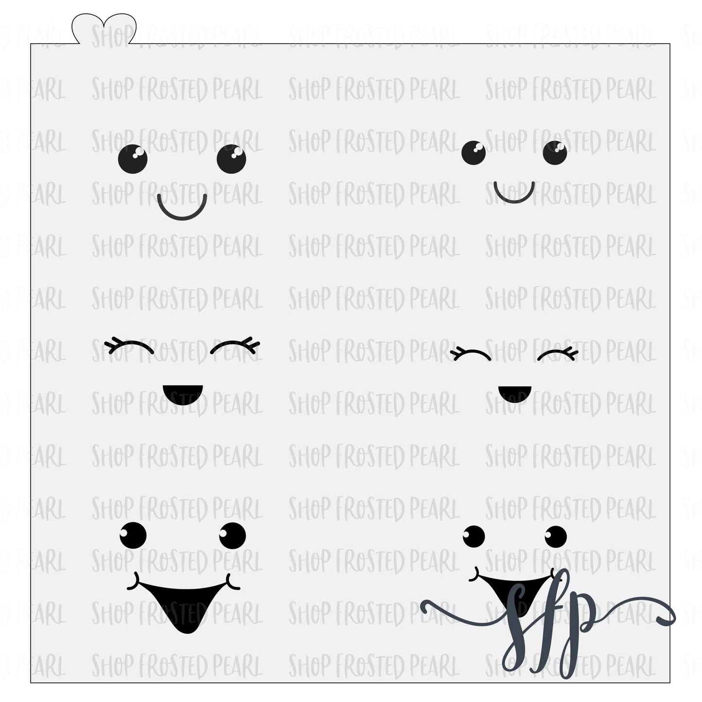 Character Faces I - Stencil