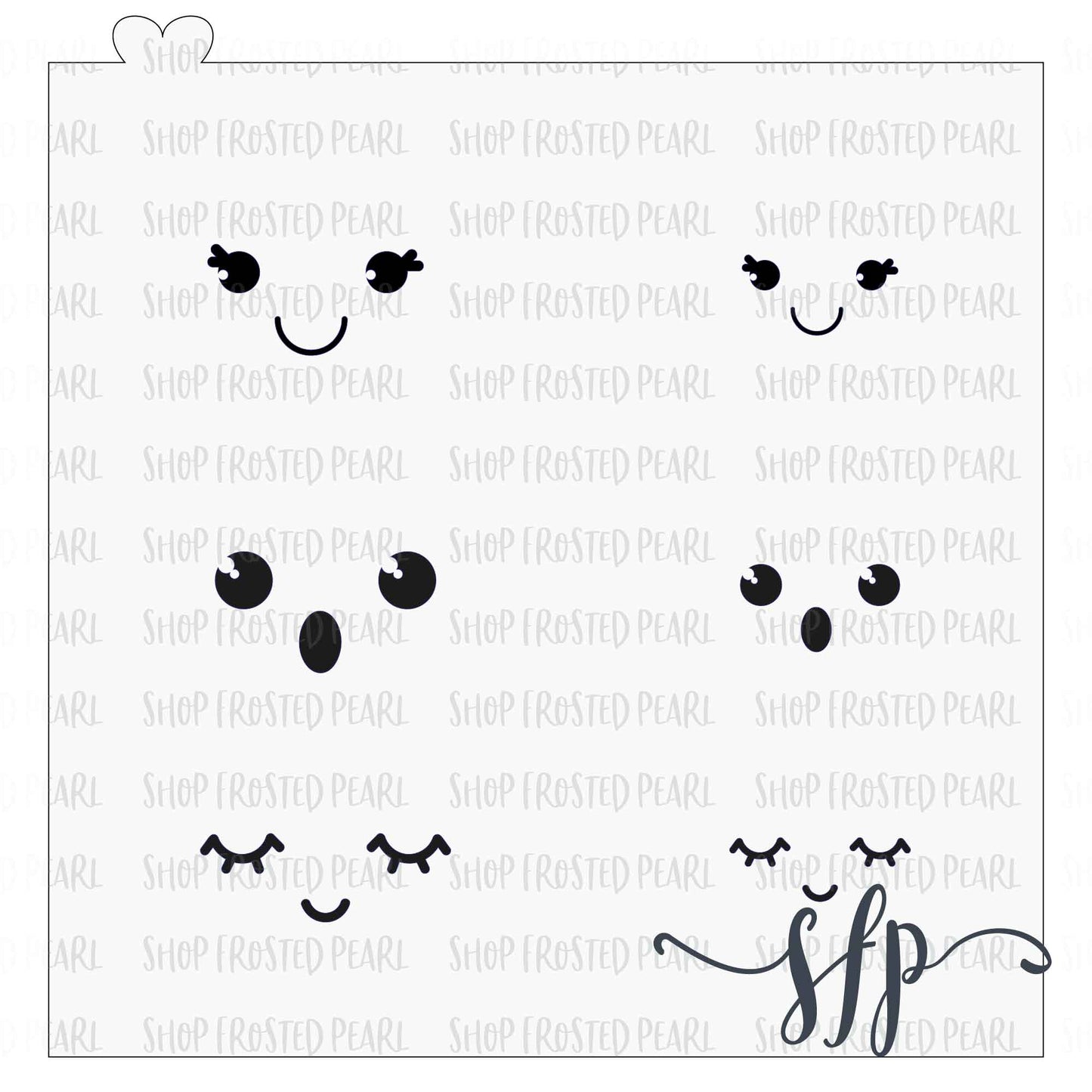 Character Faces II - Stencil