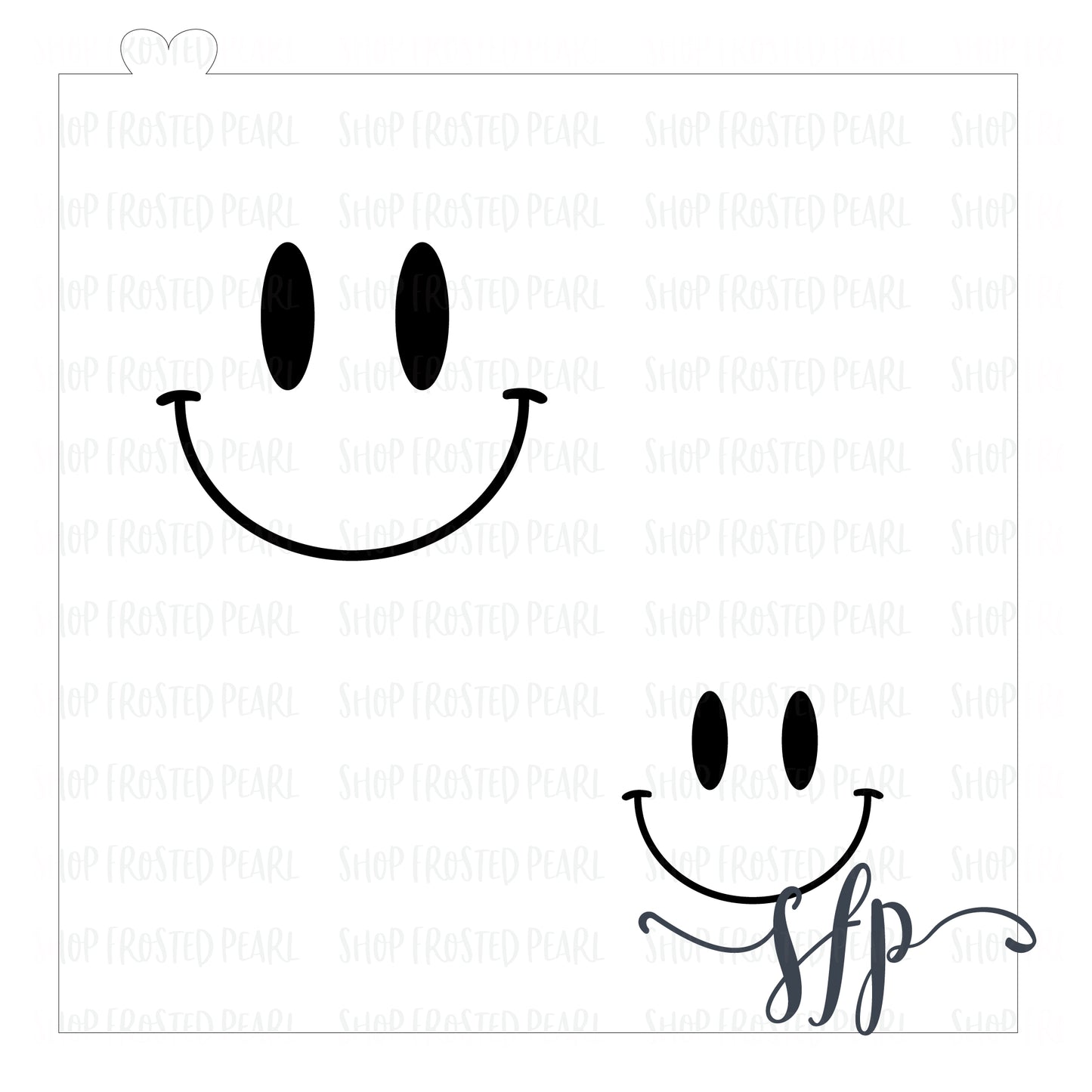 Smiley Face SMALL - Stencil