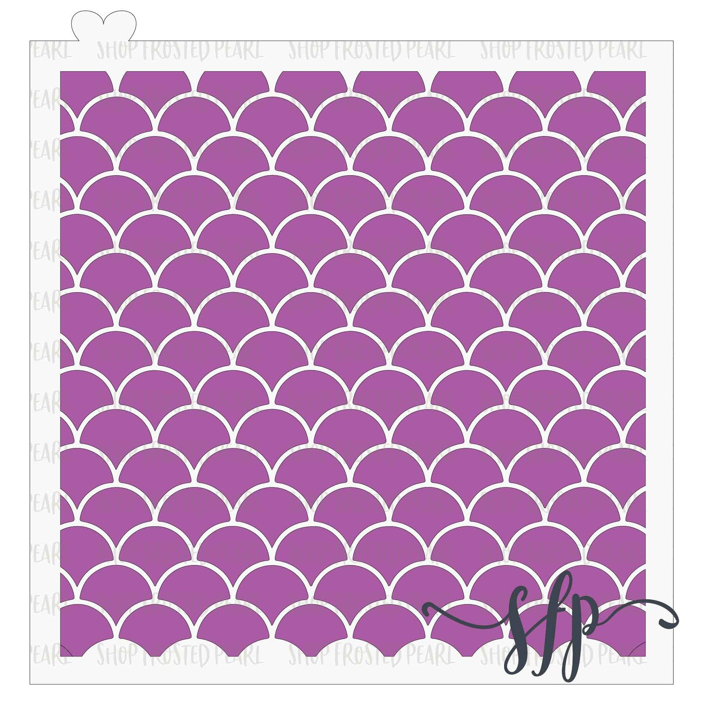 Mermaid Scale - Stencil