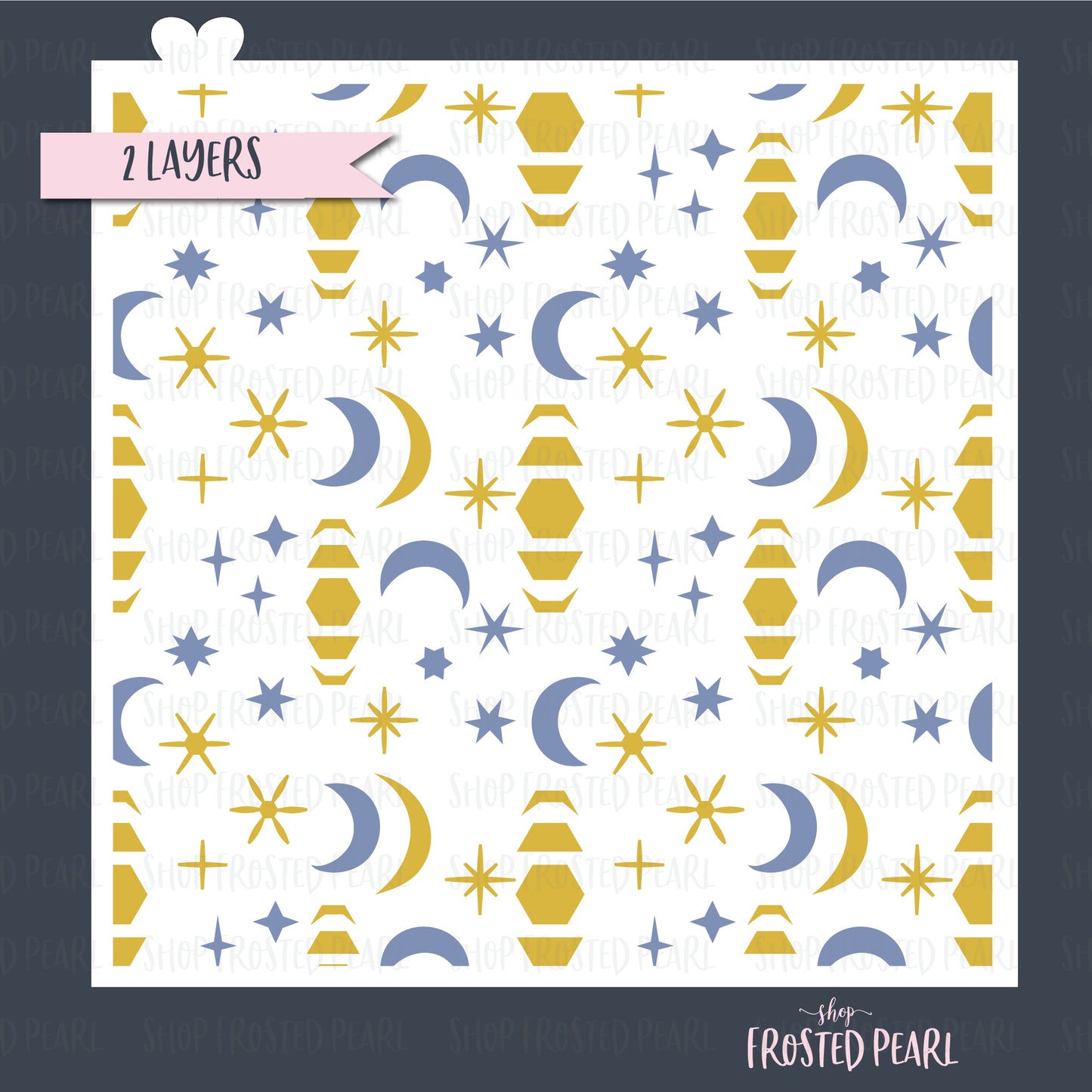 Moon Phases - Stencil