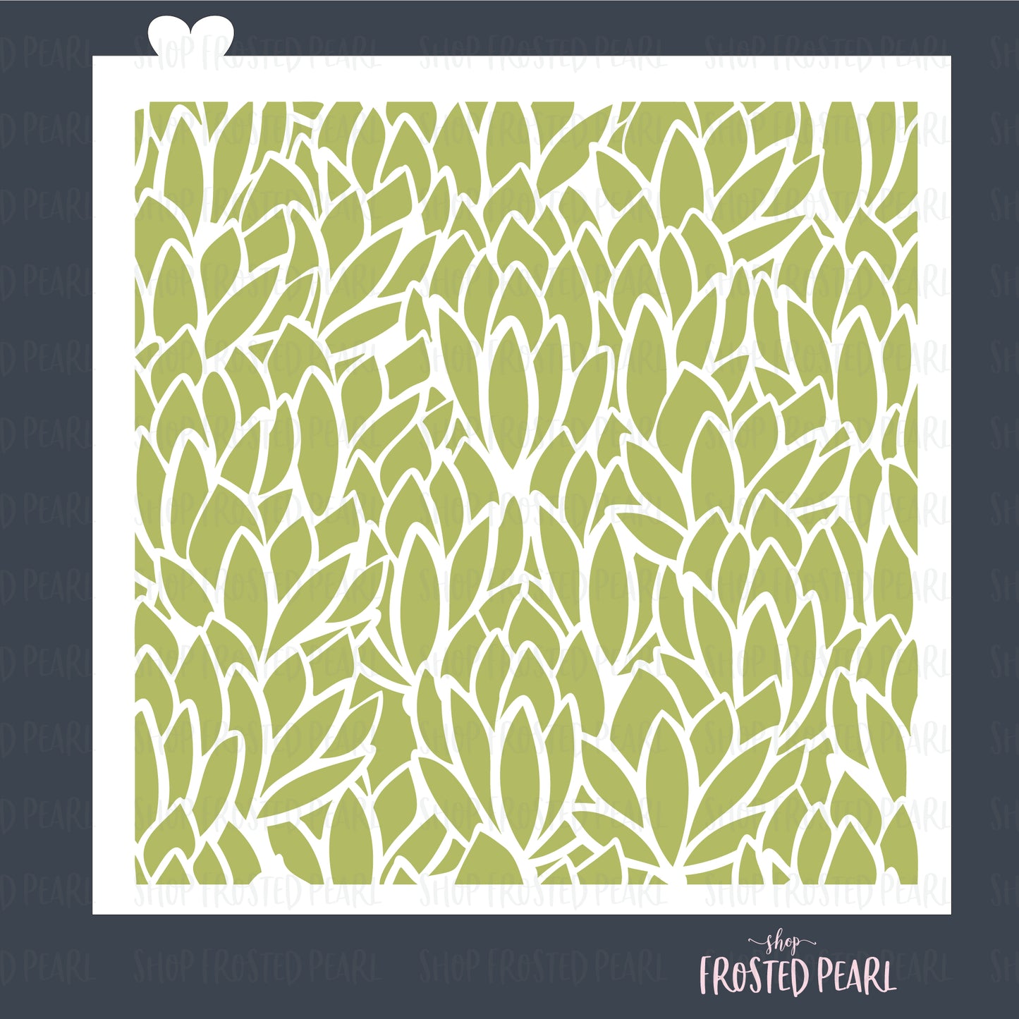 Seemless Succulents - Stencil