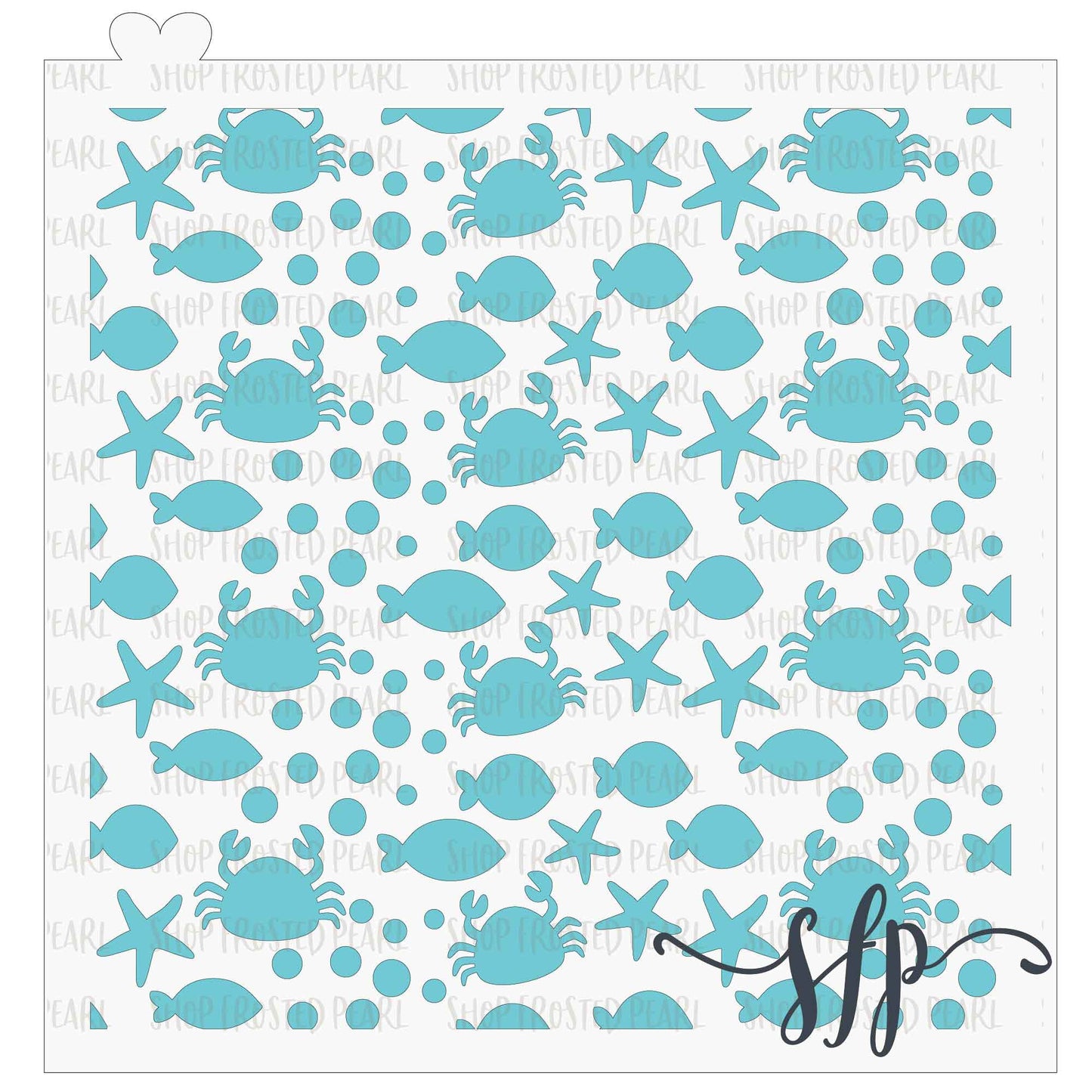 In the Ocean - Stencil