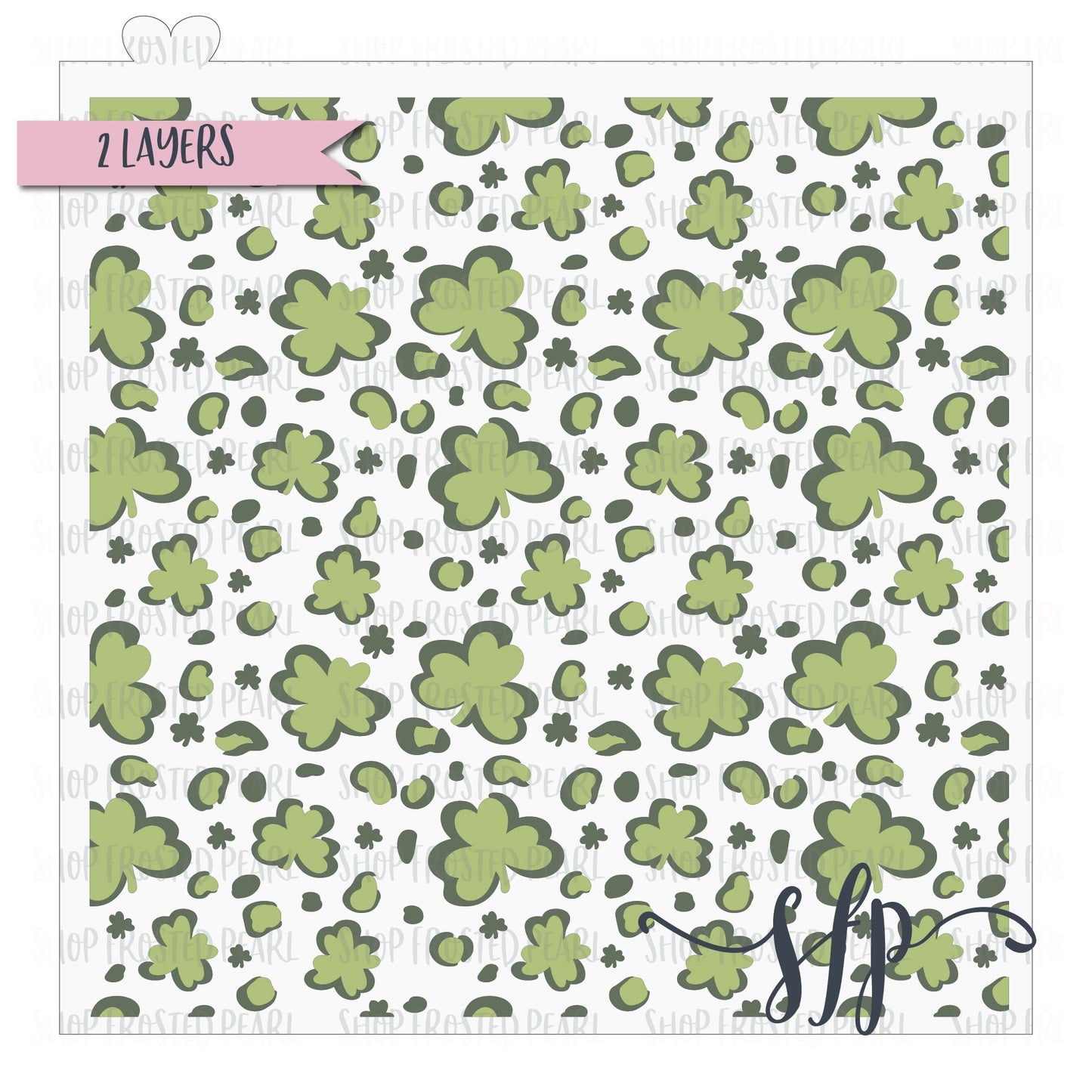 Shamrock Leopard - Stencil